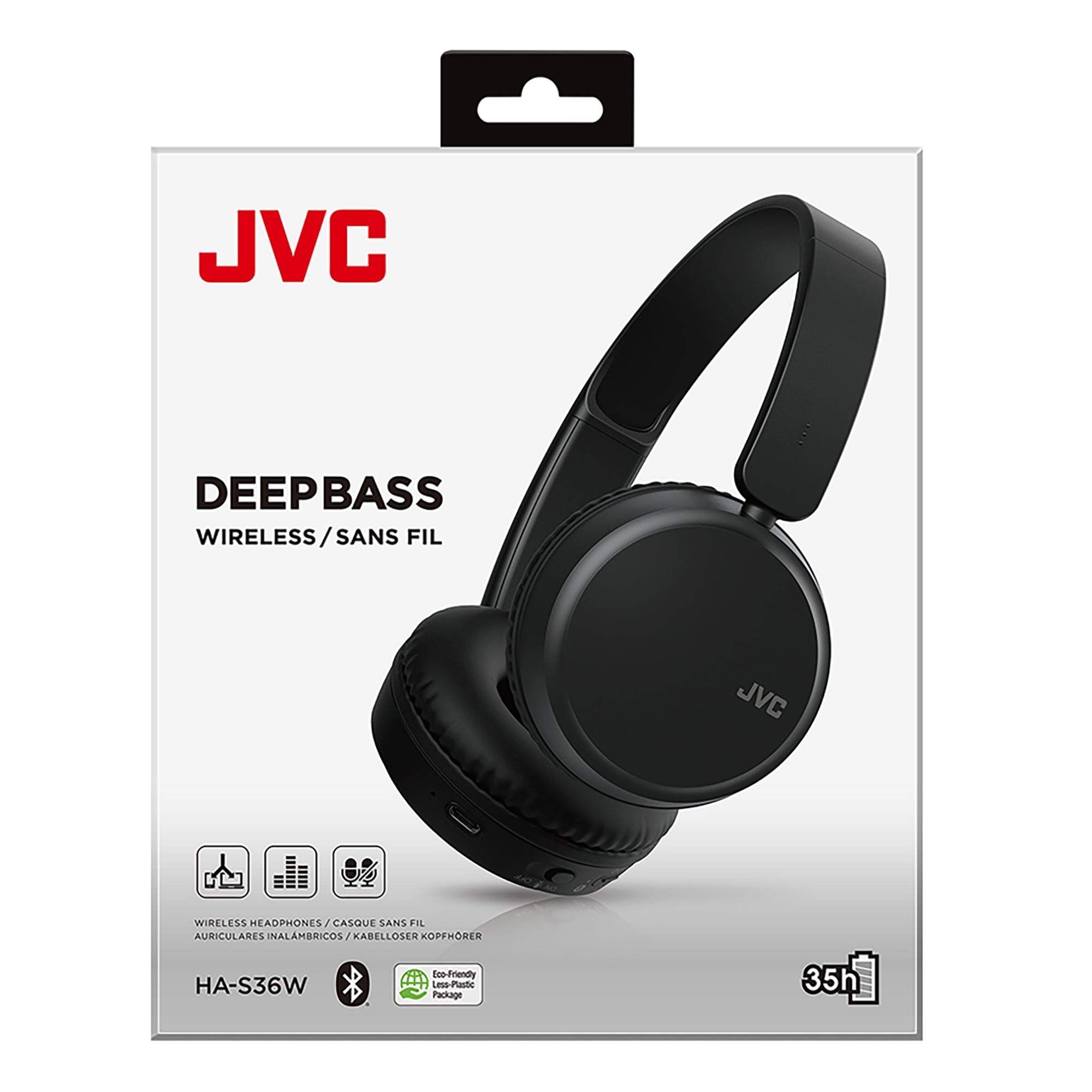 JVC JVCHAS36WB headphones - View #2