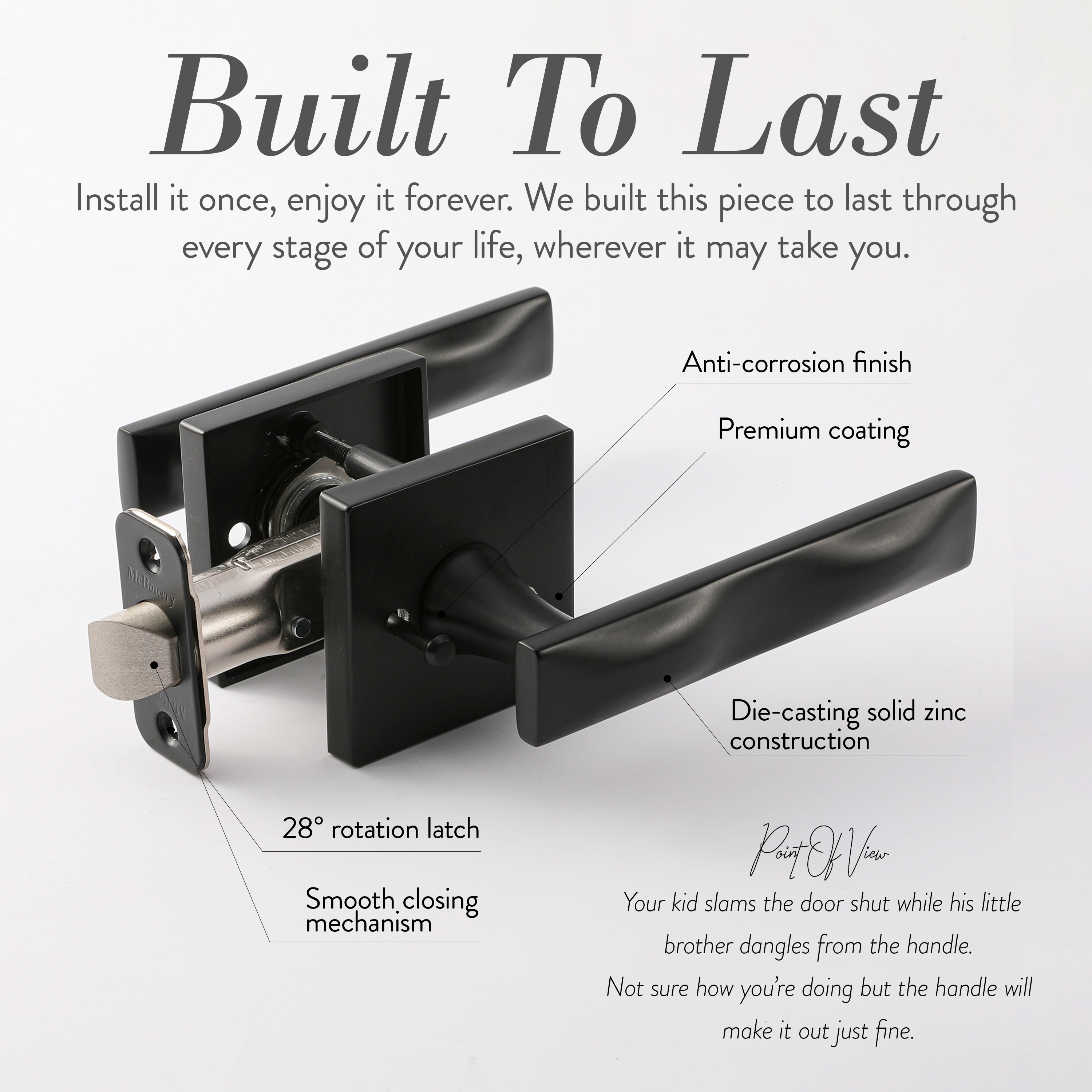 McBowery MB-1105DMMB Door-Handles - View #8