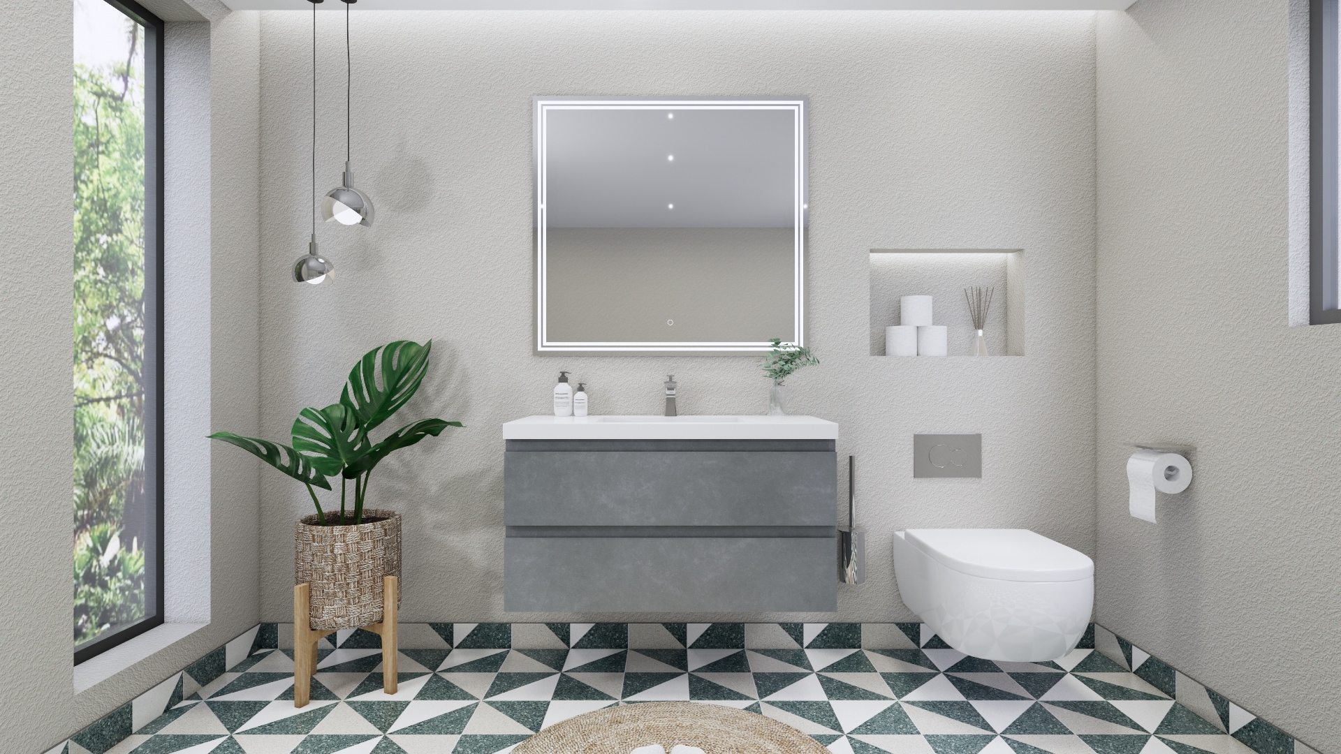 Moreno Bath MOB42-CG Bath-Vanity-Combo - View #6