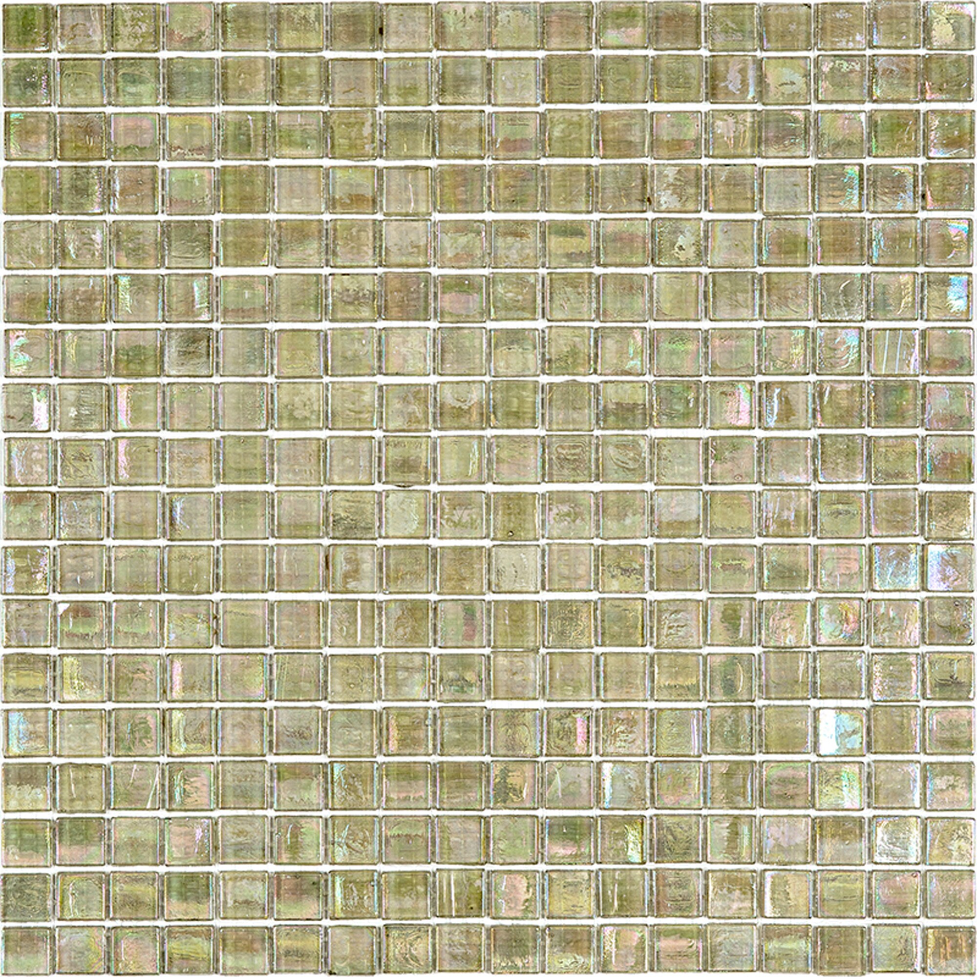 Apollo Tile Skosh Yellowish Gray 11-1/2-in x 11-1/2-in Glossy Glass Uniform Squares Floor and Wall Tile (18.69-sq. ft/ Carton)