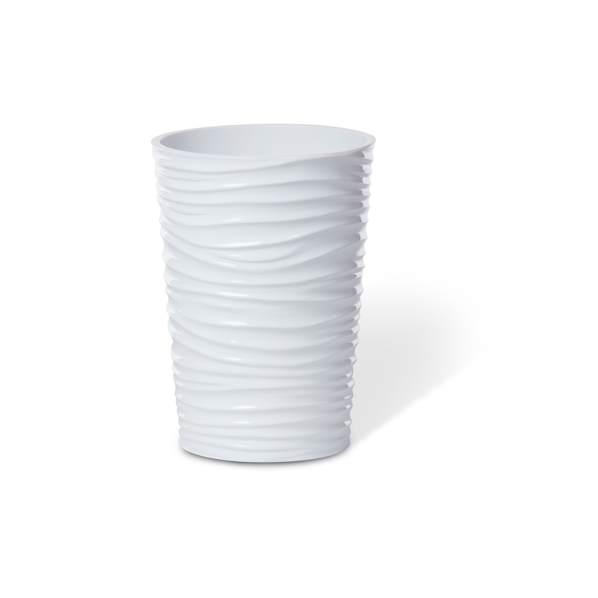 Roselli Trading Company BTS-01 By the sea White Resin Wastebasket