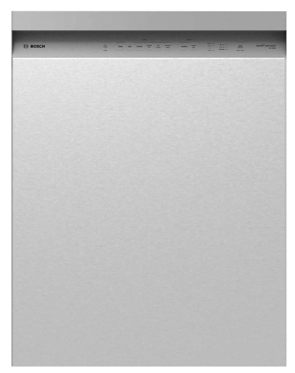 Bosch 100 Series Plus 24-in Front Control Smart Built-In Dishwasher ...