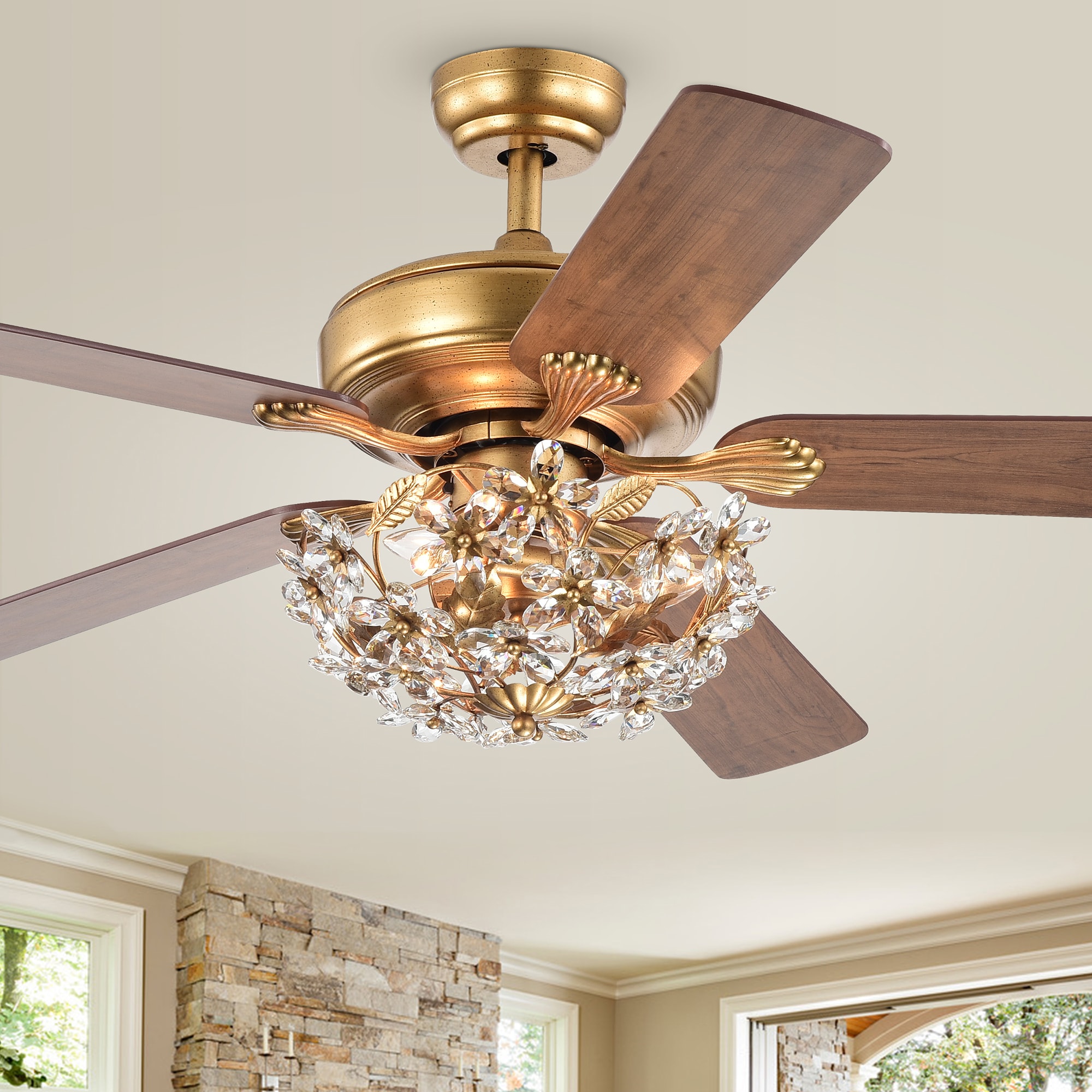 Home Accessories Inc CFL-8431REMO/AG Ceiling-Fans - View #3