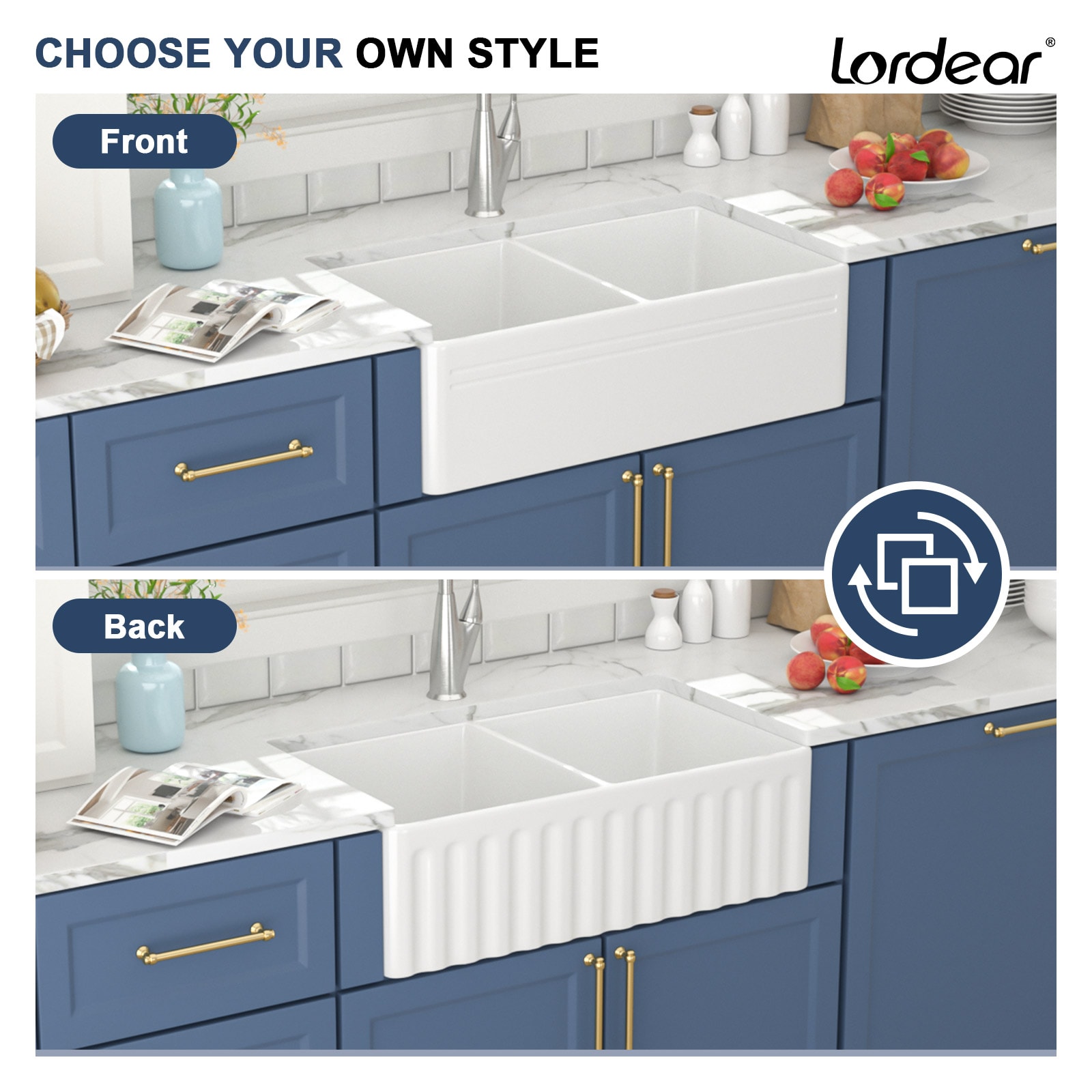 Lordear LD-SAW3318R2 Kitchen-Sinks - View #3