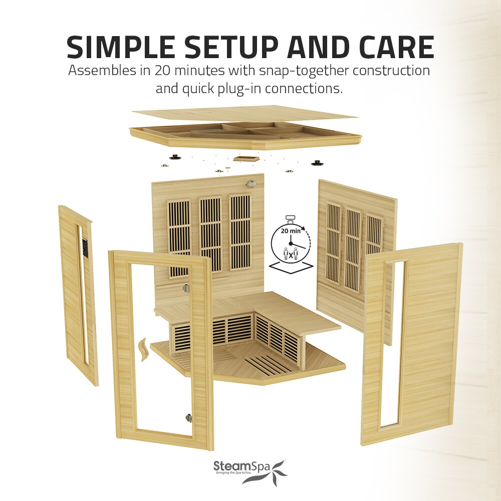 SteamSpa SC-SS0010-0S Indoor-Saunas - View #6