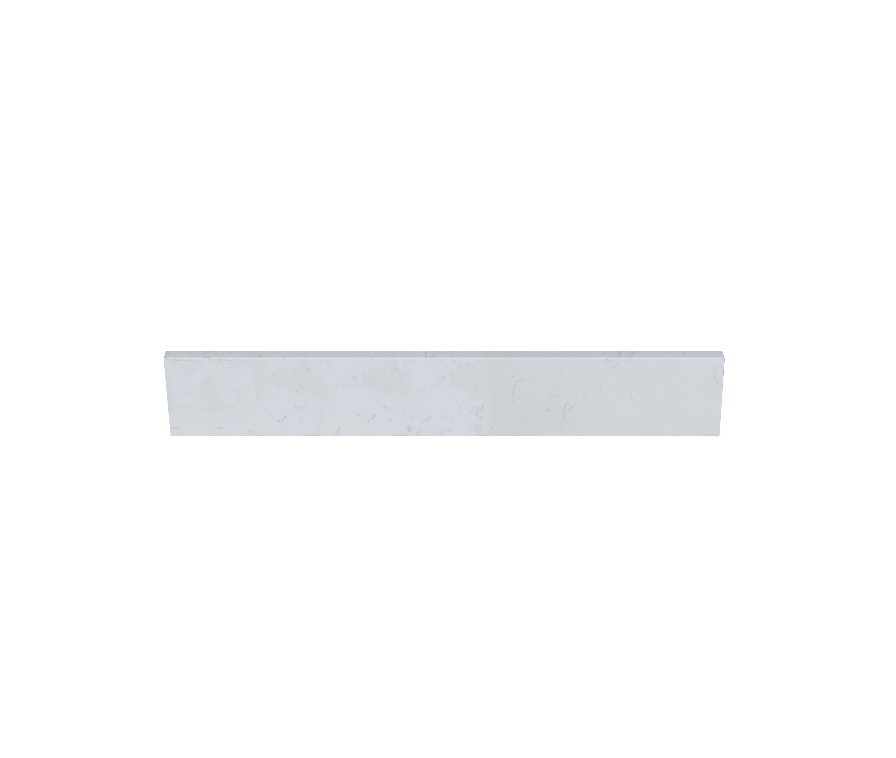 TJAmerican TJ31-40BS100 4-in H x 31-in L White Carrara Engineered marble Bathroom Backsplash