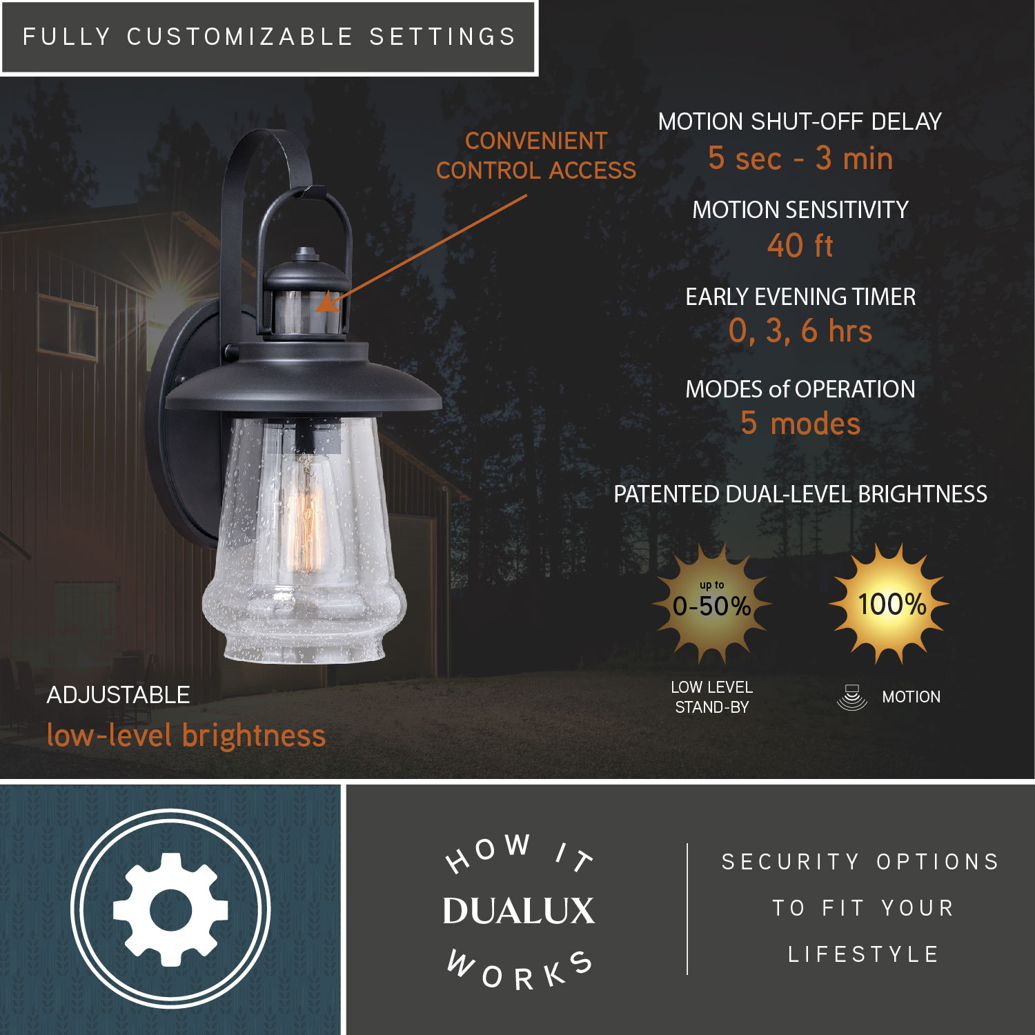Bridgeport 14.75" Bronze Cylinder Outdoor Wall Light with Seeded Glass