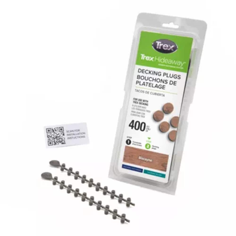 Trex TDPLGBC40001 Hideaway 1 Millimeters Biscayne Hidden Deck Fastener 900 Square feet ( 400 -Pack )