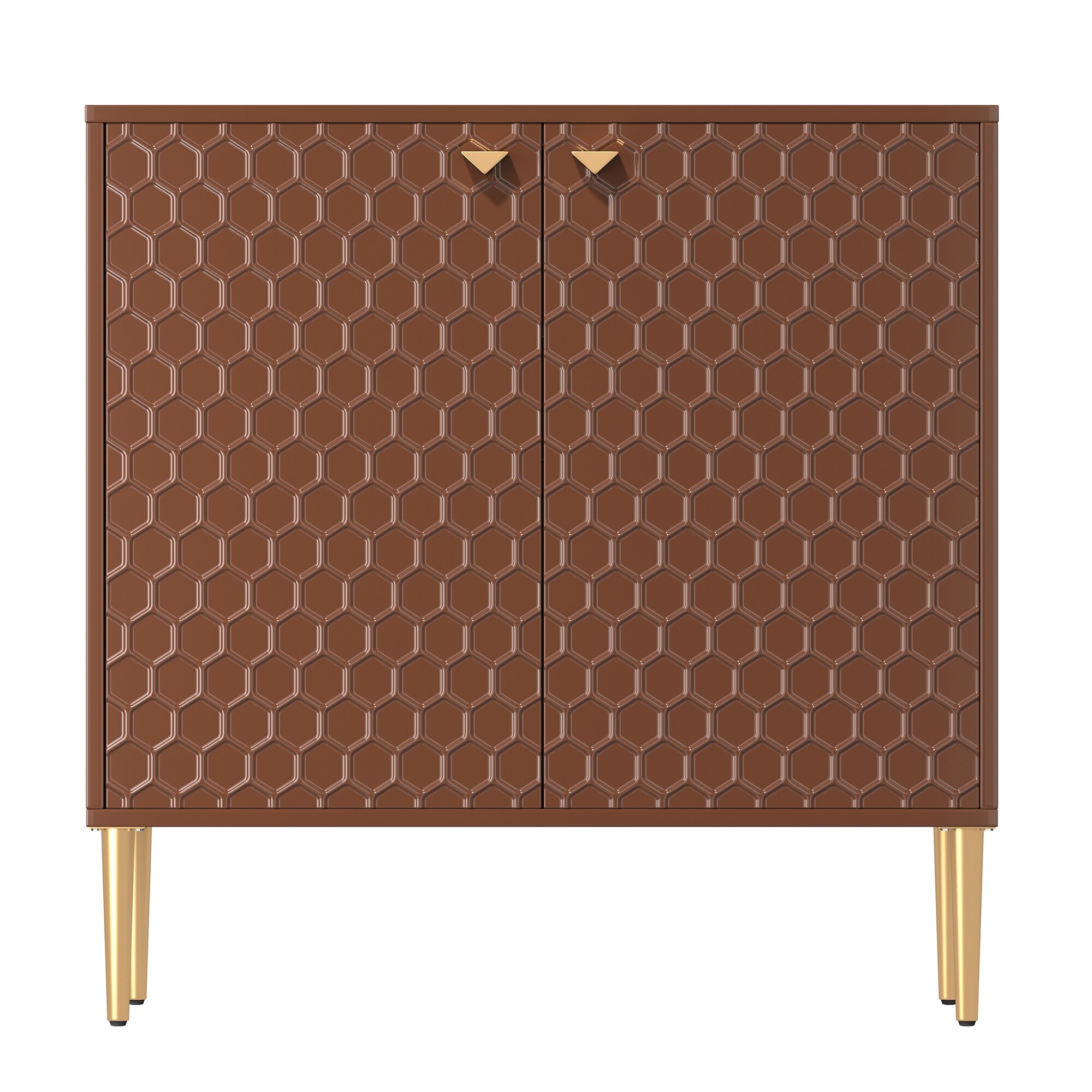 Clihome 15.75-in W x 31.5-in H Mdf Brown Freestanding Utility Storage Cabinet