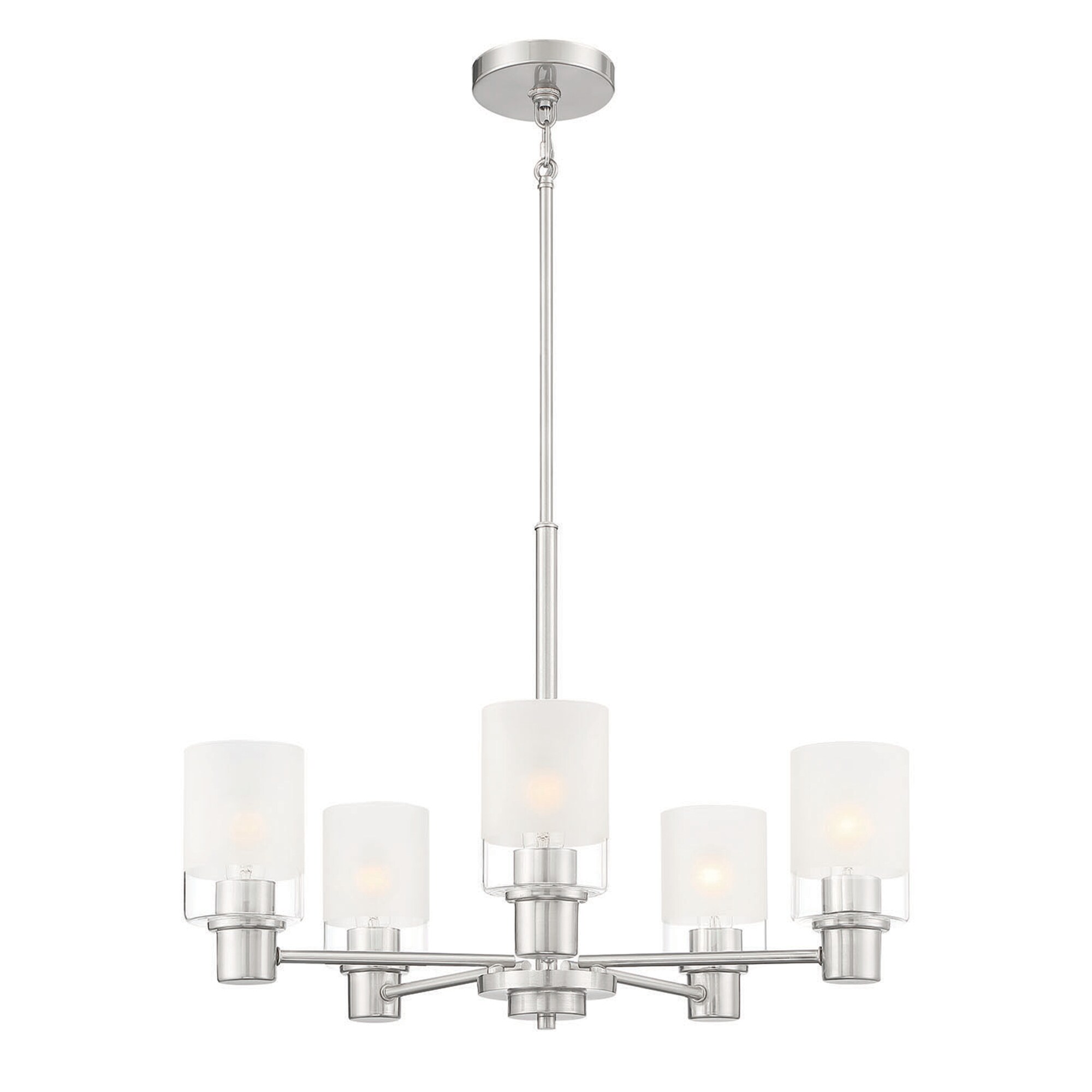 Designers Fountain Cedar Lane 5-Light Brushed Nickel Modern ...