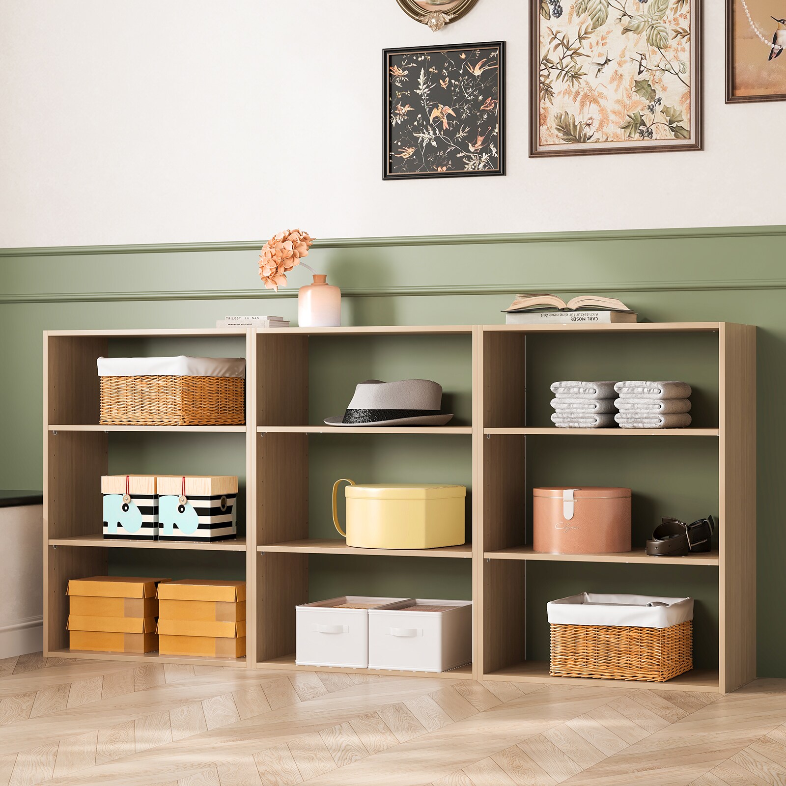 LOVMOR SF-Y-YMG04-26-N Wood-Closet-Shelves - View #4