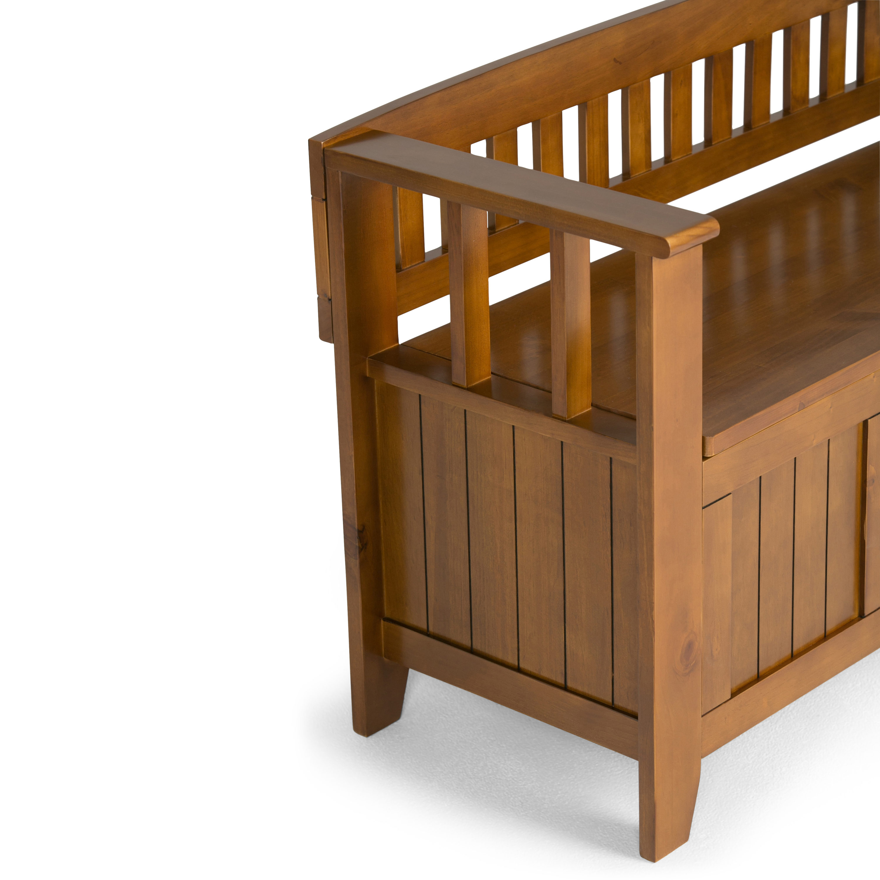 Simpli Home INT-AXCACA-EB-ALB bench - View #3