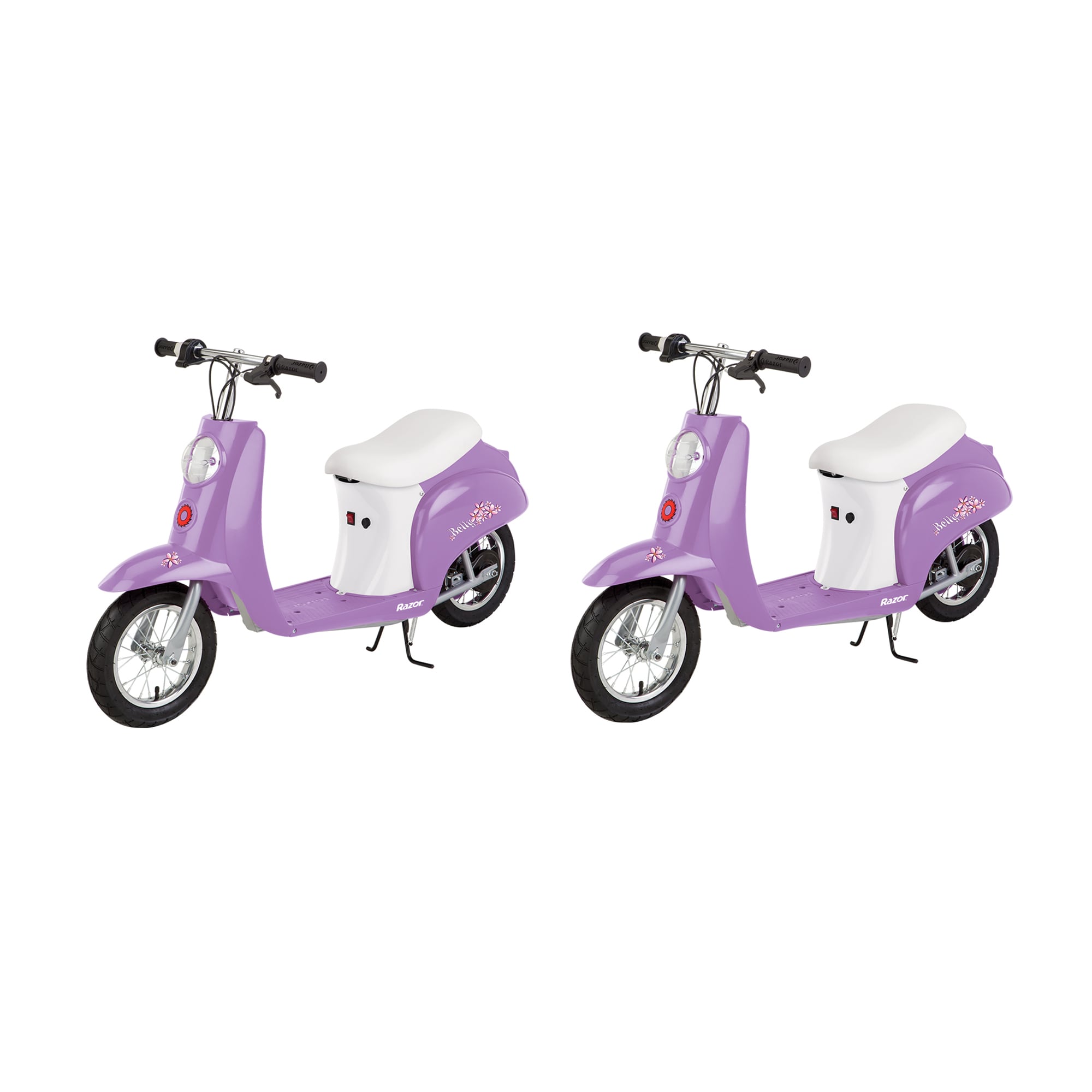 Razor Razor Mod Euro 24V Electric Kids Ride On Retro Scooter, Purple Pack) in the Scooters department at Lowes.com