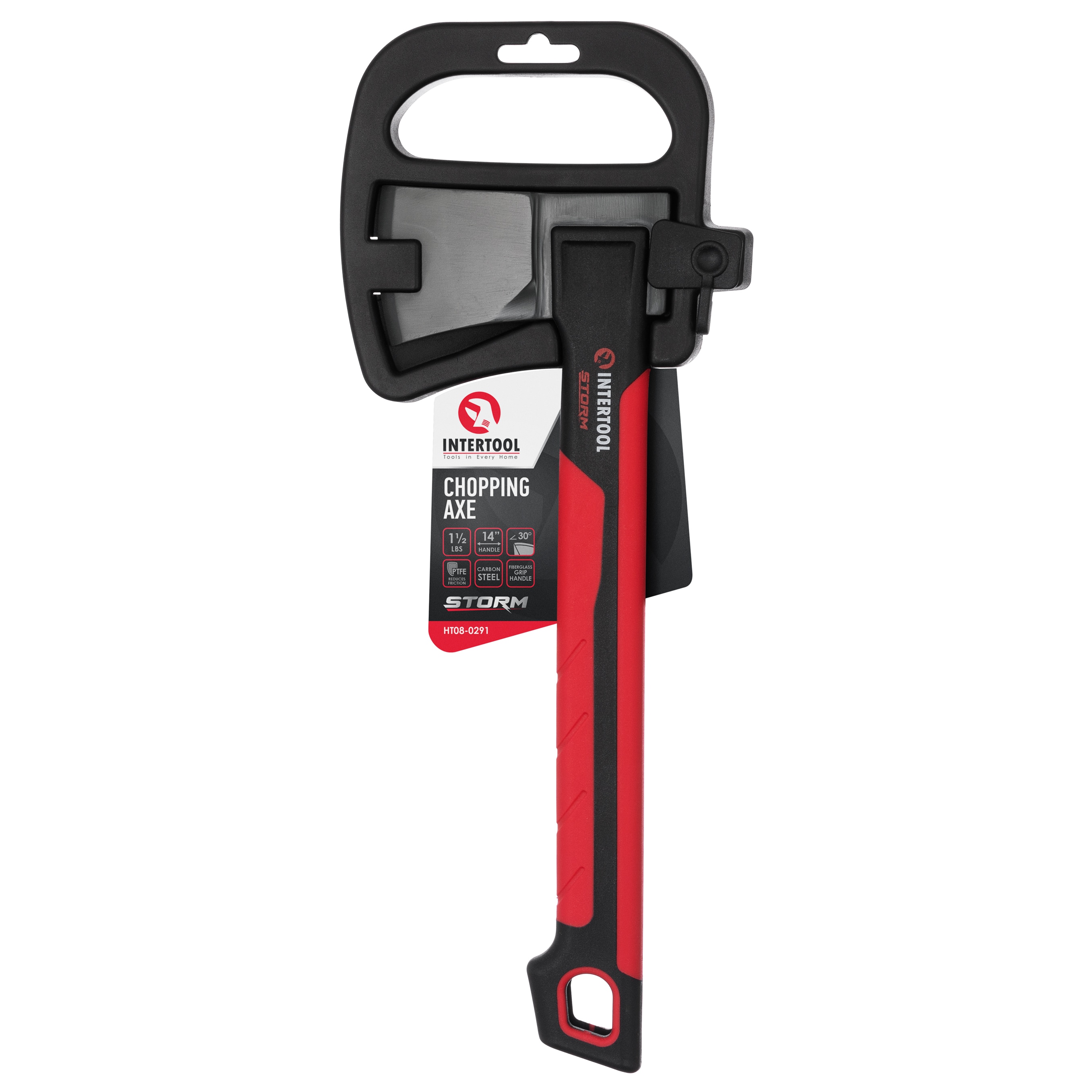 INTERTOOL Carbon steel Camp axe with 12-Inches Composite Handle #HT08-0291