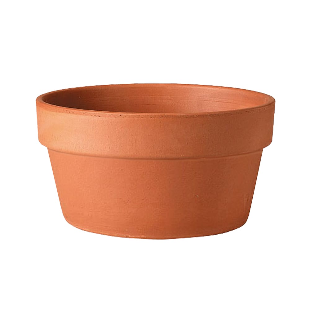 Cone Pot, 2-Tone Clay, 6-In.
