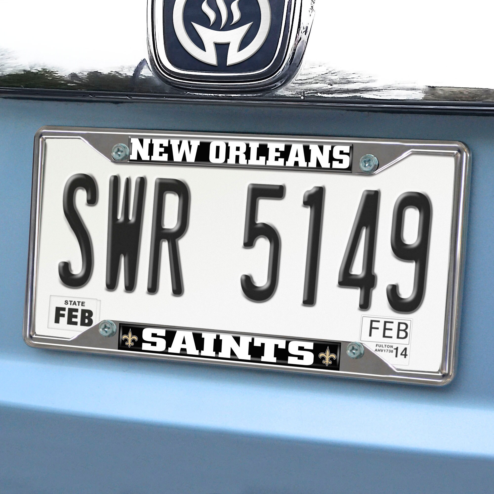 Car NFL New Orleans Saints Emblem Sticker Auto Adhesive tape Nameplate