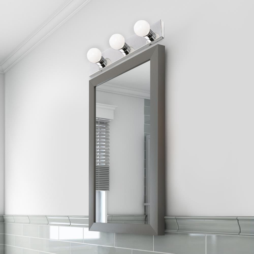 Design House 3-Light Chrome Transitional Vanity Light At Lowes.com