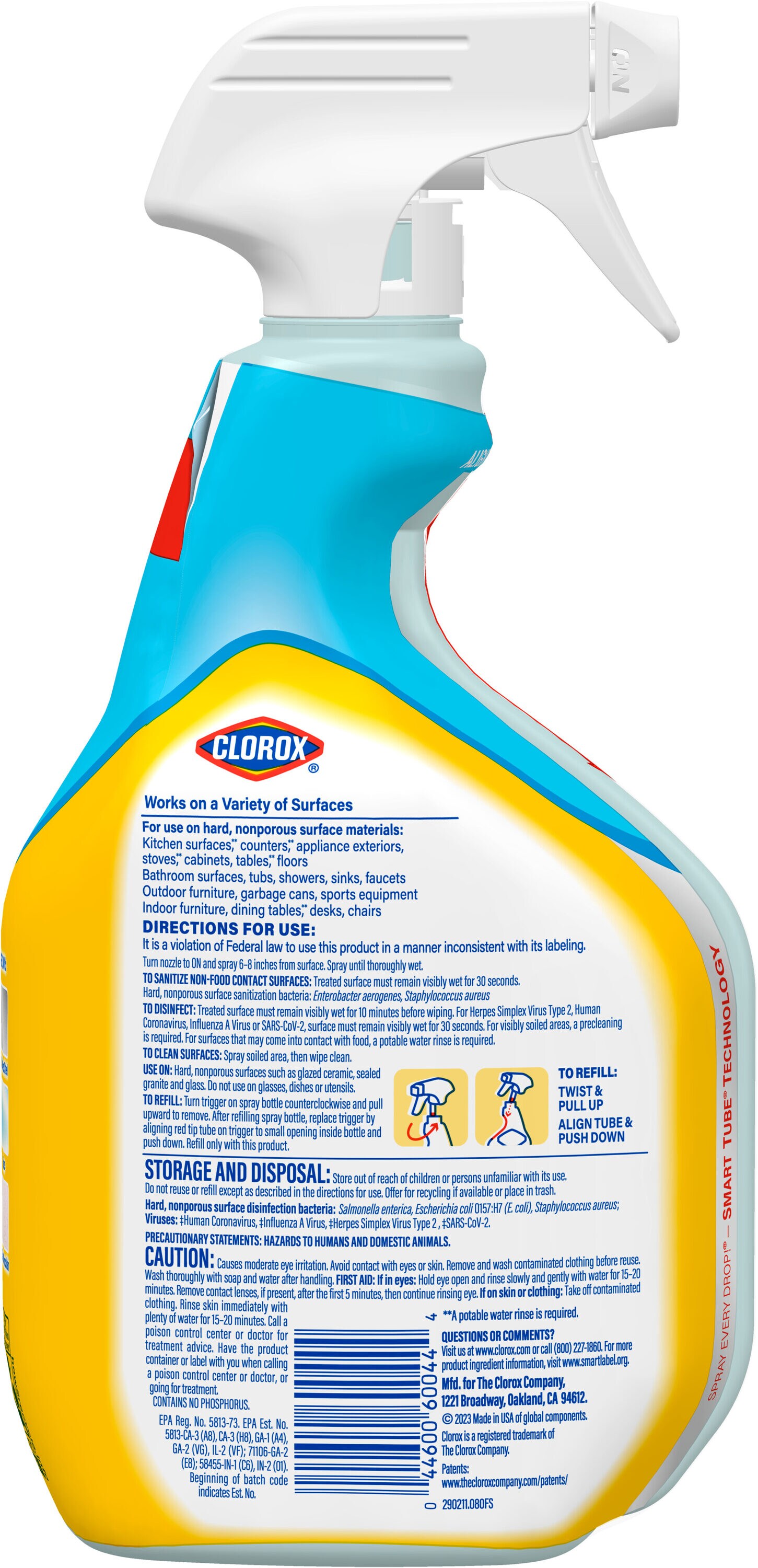 Clorox 32-fl oz Crisp Lemon Disinfectant Liquid All-Purpose Cleaner in ...