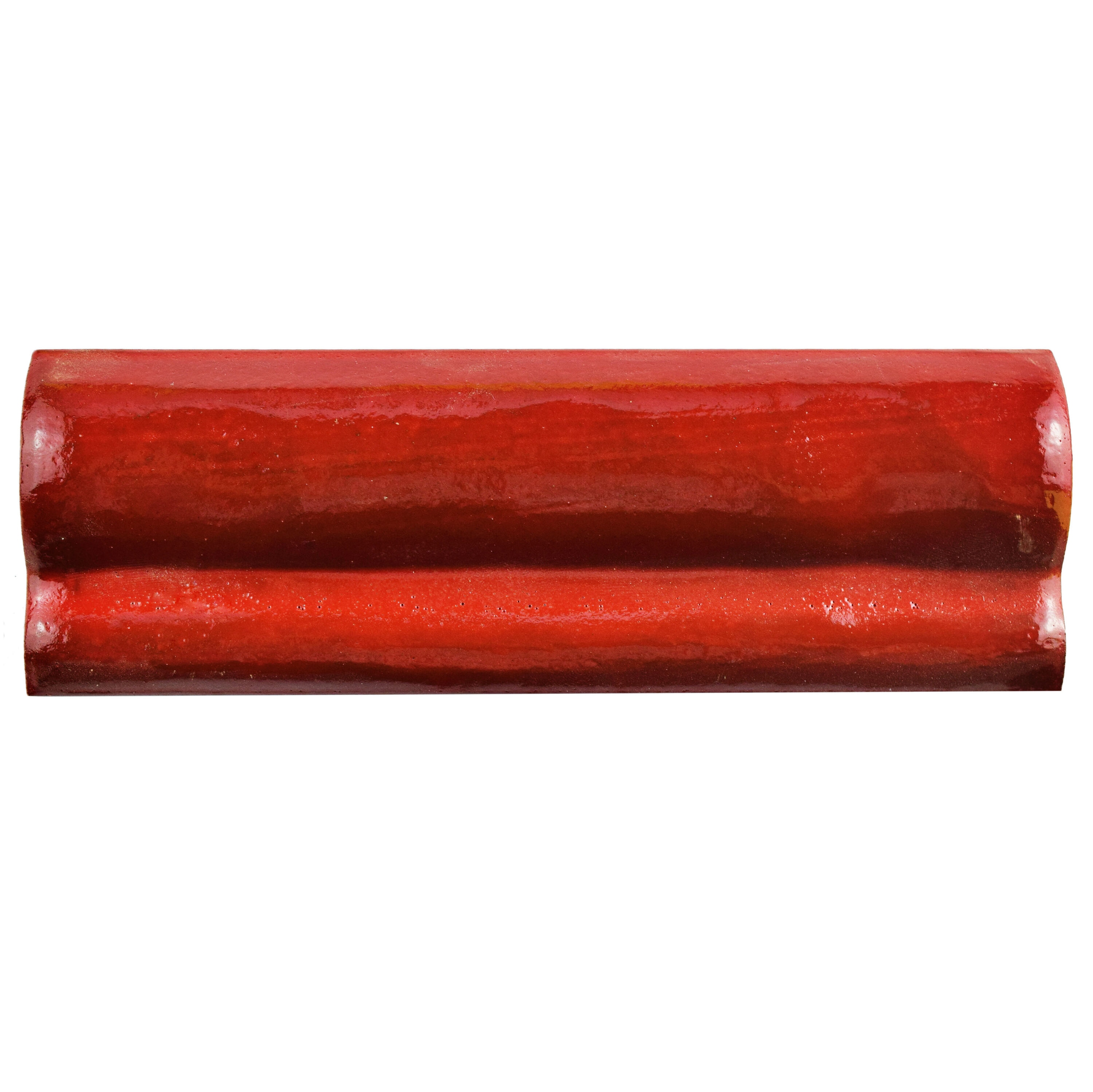 Affinity Tile WCVASRMC Antic Special Moldura Red Moon 2-in x 6-in Glossy Ceramic Chair rail Tile ( 0.72-sq ft / Carton ) 8 -Pack