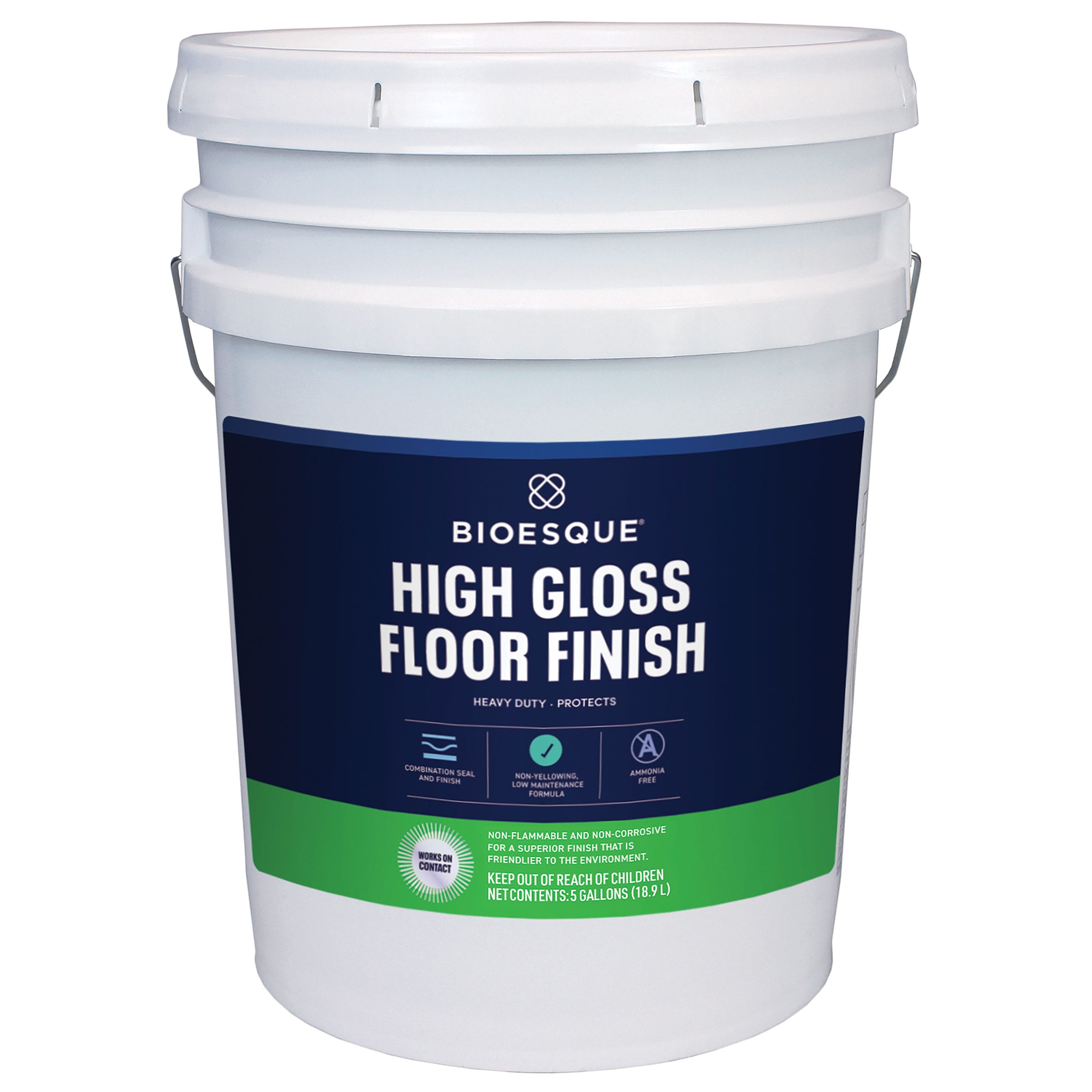 Bioesque Solutions BSHGF-5G High gloss Floor Polish 5 Gallons