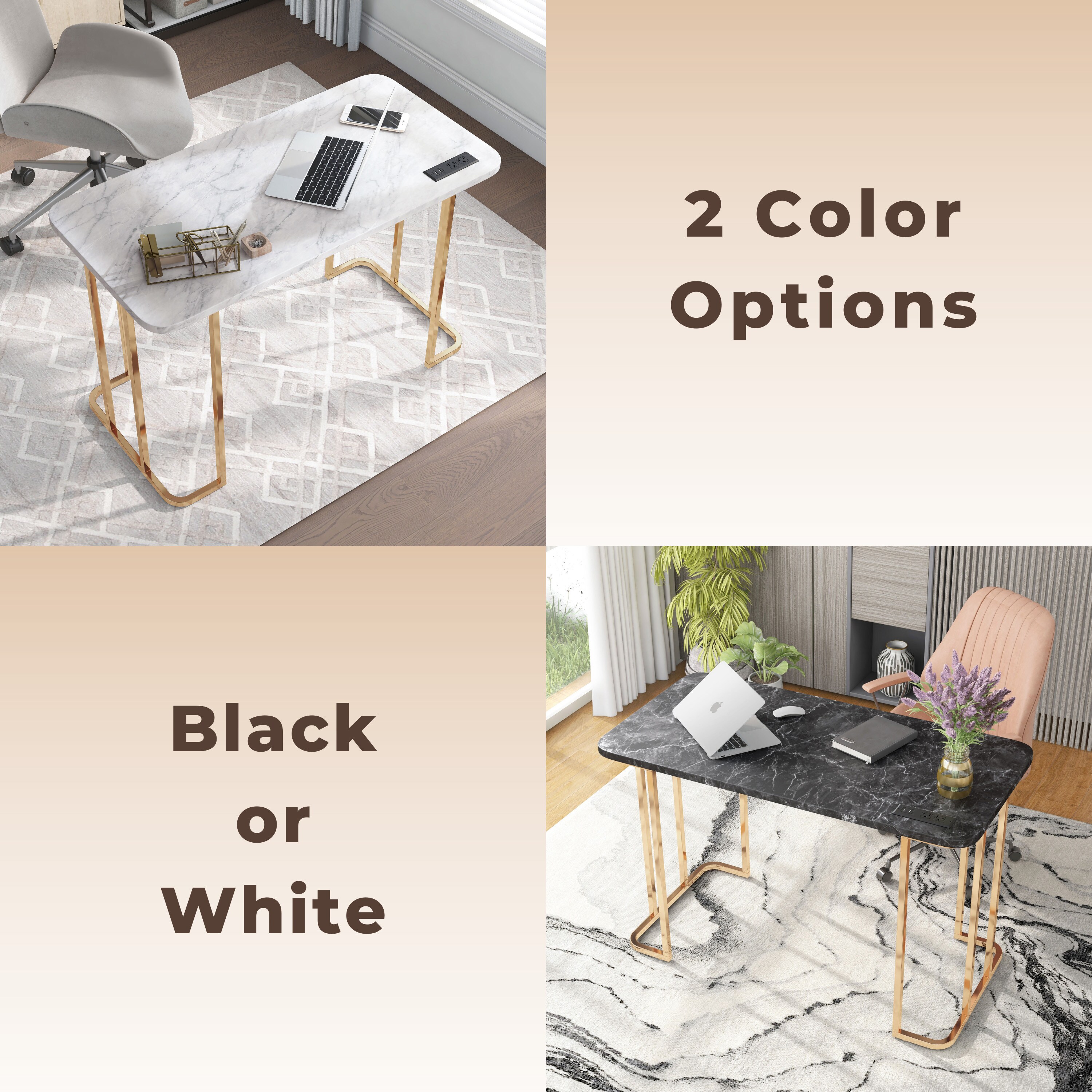 Furniture of America IDF-DK919WH desks - View #9