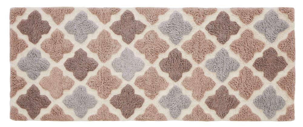 Chesapeake Alloy Moroccan Tile Cotton Anti Skid 2 Piece Bath Rug