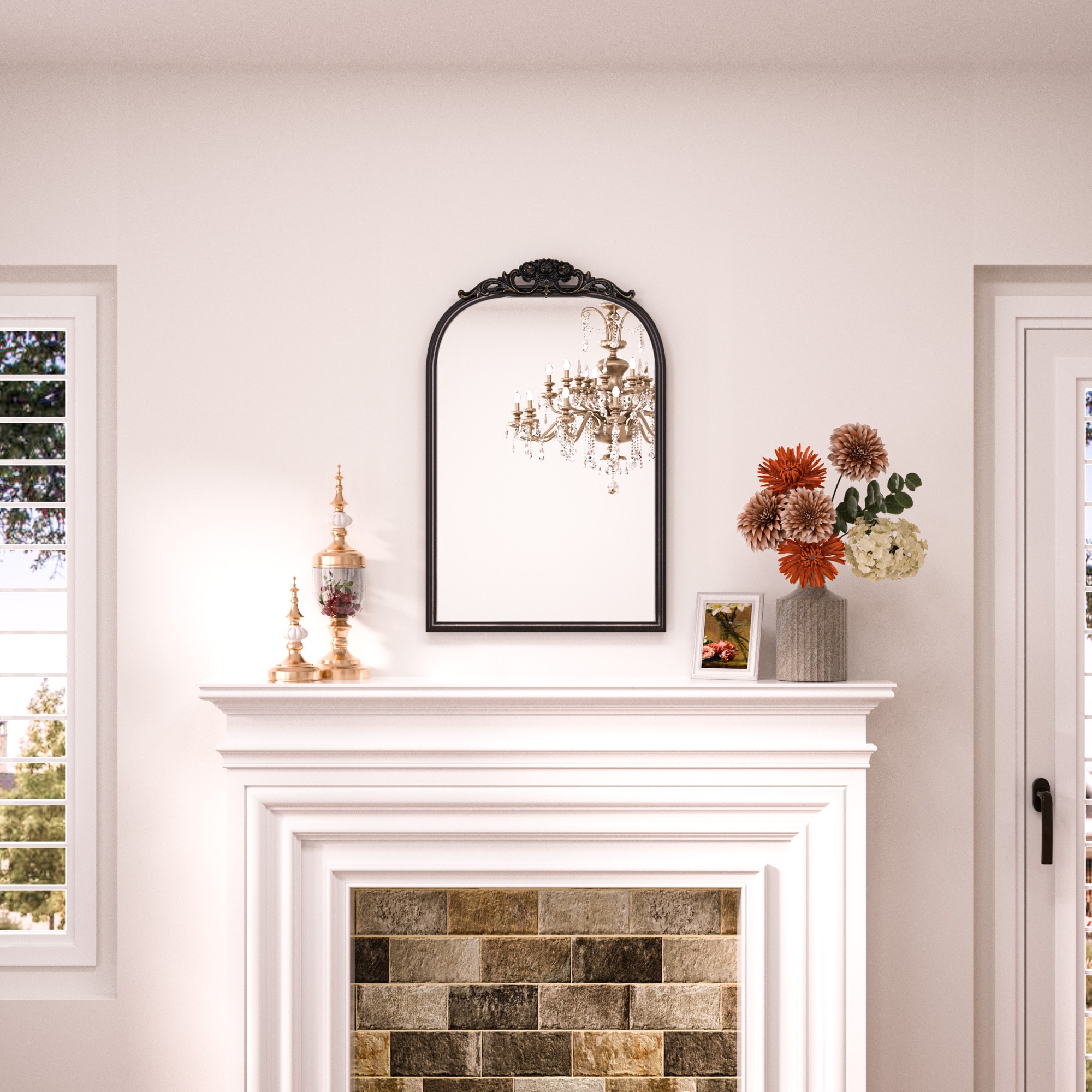 Keonjinn LW-JZ-CXFD-4060-BK Decor-Mirrors - View #2