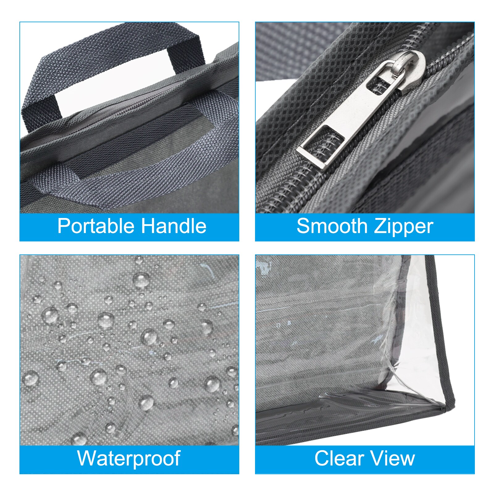 PATIKIL S25112100UX2855 Plastic-Storage-Bags - View #4