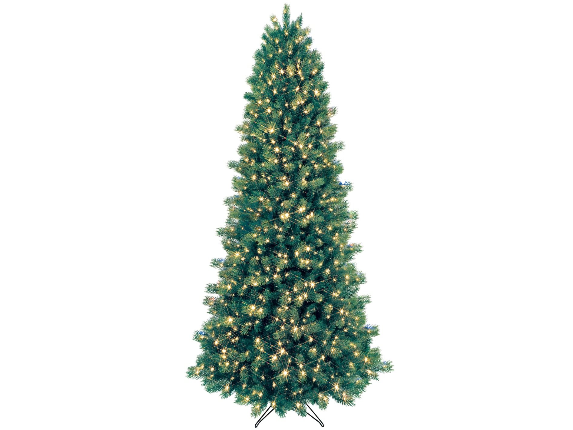 GE 9-ft Scotch Pine Pre-lit Artificial Christmas Tree with LED Lights, Lowe's Christmas Decorations 