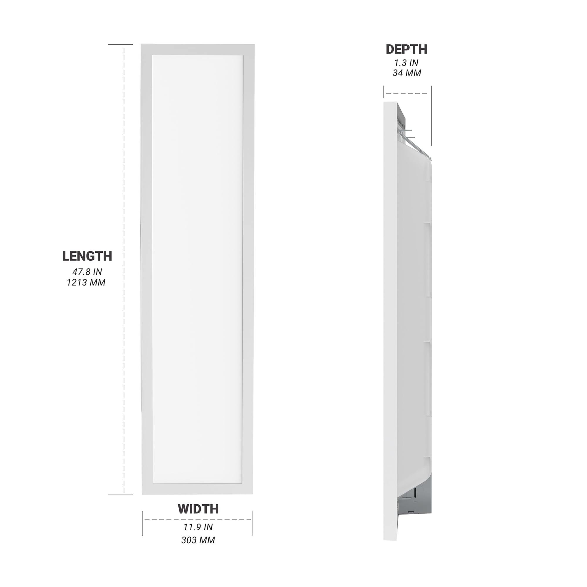 NUWATT BL-1X4-40W-35K-4P Led-Panel-Lights - View #7