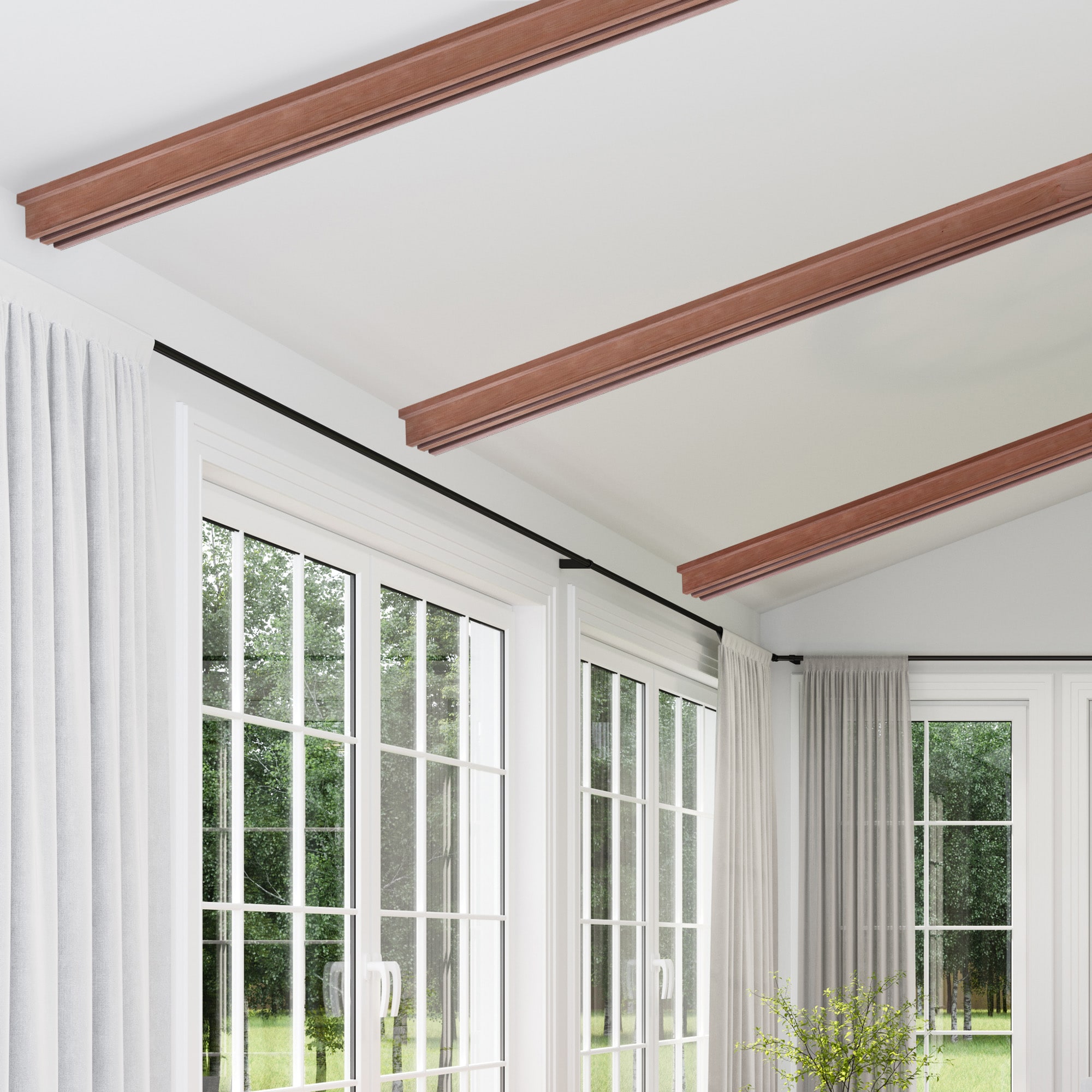 Ornamental Mouldings BEAMNAT03-92CHE5X3 Faux-Beams - View #2