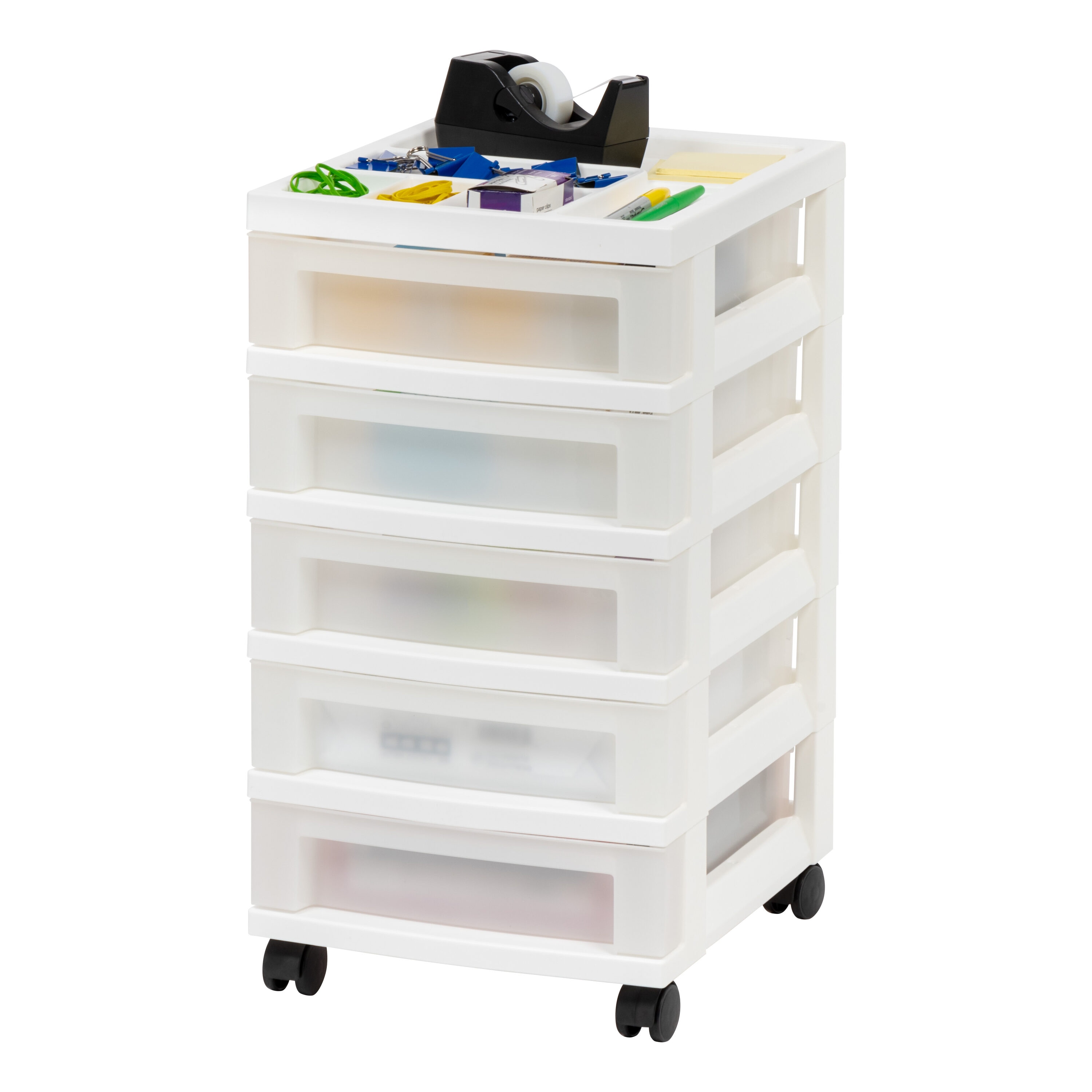 5 Drawer Rolling Cart by Simply Tidy™