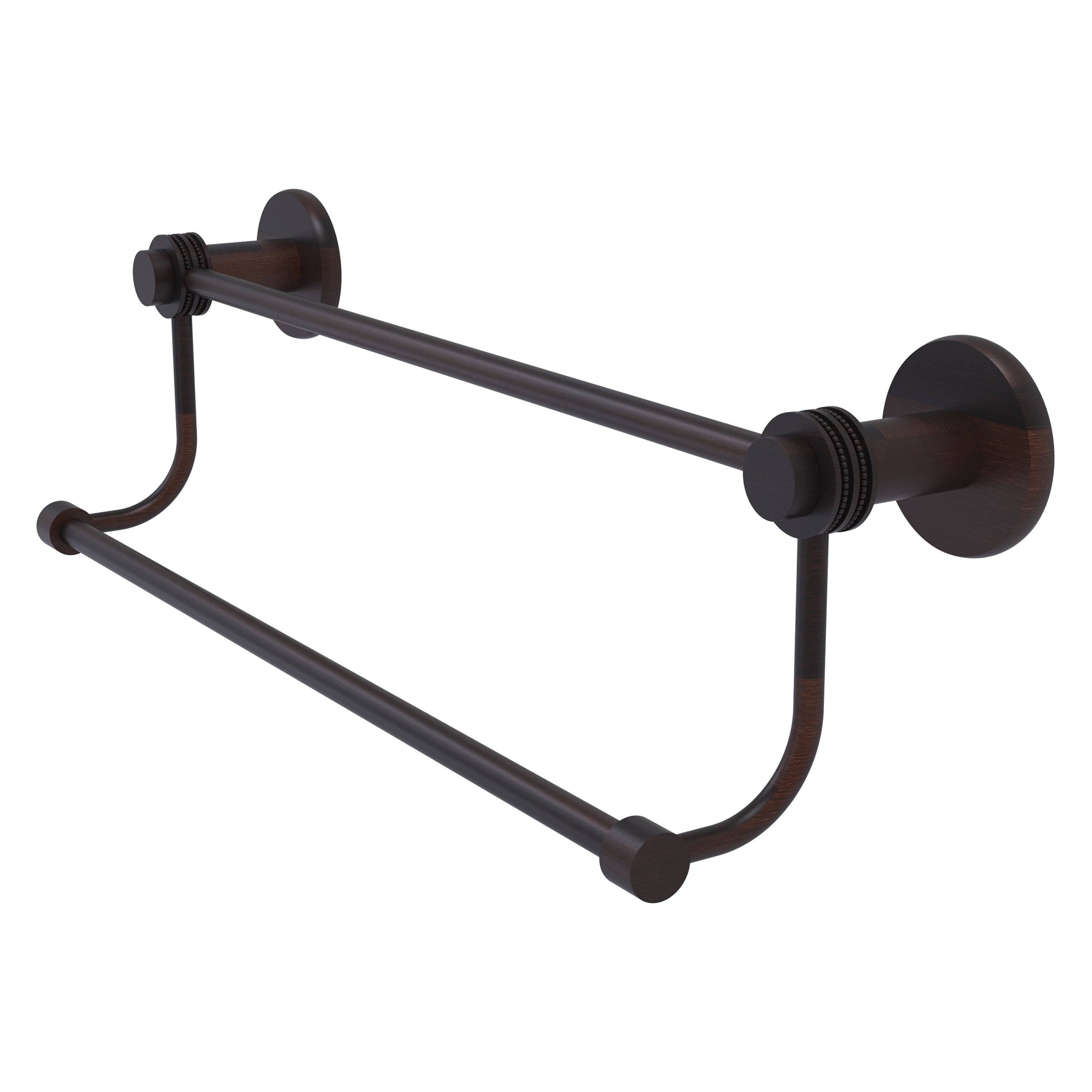 Allied Brass 9072D/24-VB Mercury 24-in double Venetian Bronze Wall mount Double Towel Bar