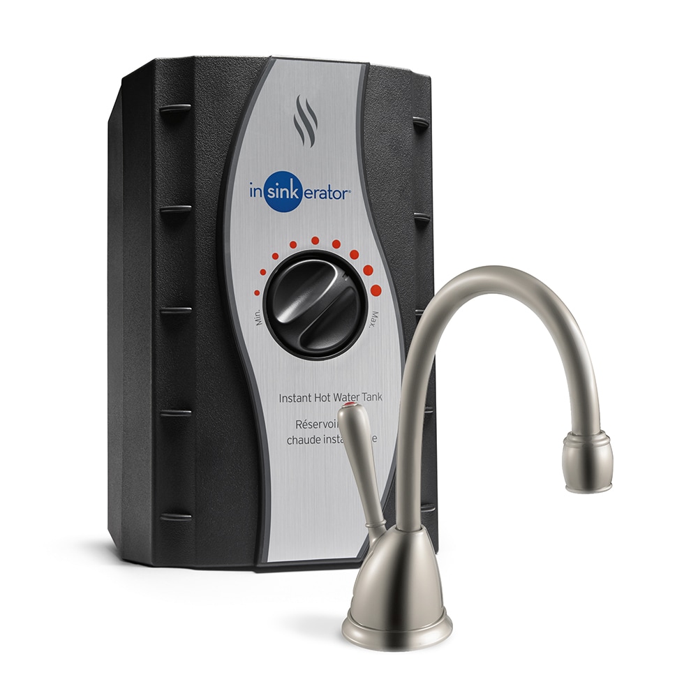 InSinkErator Involve H-View Satin Nickel Deck-mount Instant Hot Water  Dispenser with Tank in the Water Dispensers department at