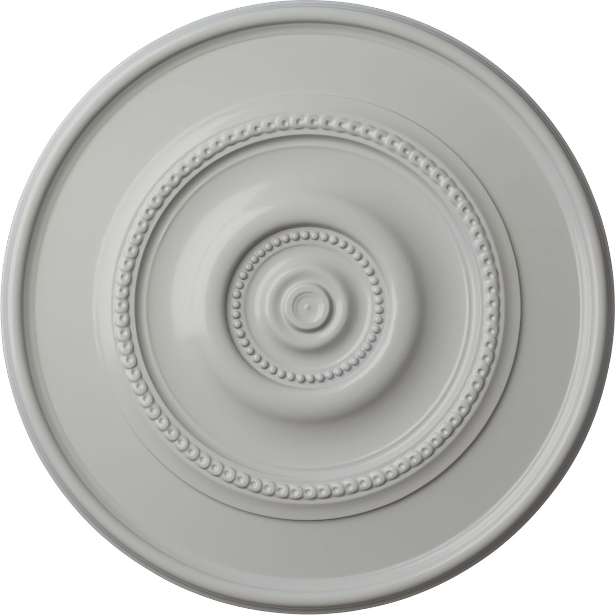 Ekena Millwork CM30DYFRF Dylar 30-in W x 30-in L Painted Frost Polyurethane Whole Ceiling Medallion