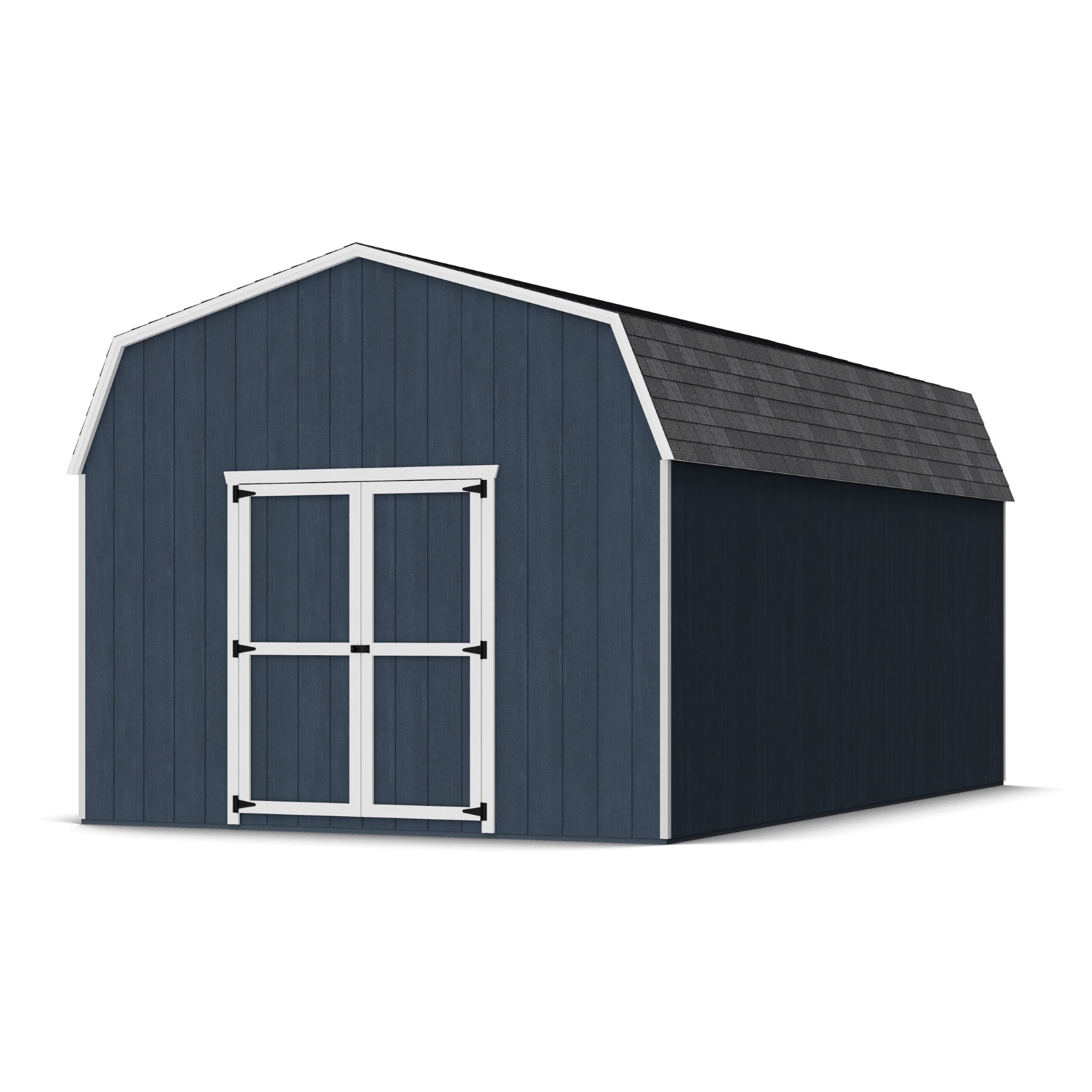 Little Cottage Co 12X20 VGB-6-PC-FK Value Gambrel Barn 12-ft x 20-ft Gambrel Style Wood Outdoor Storage Shed with 2 Doors