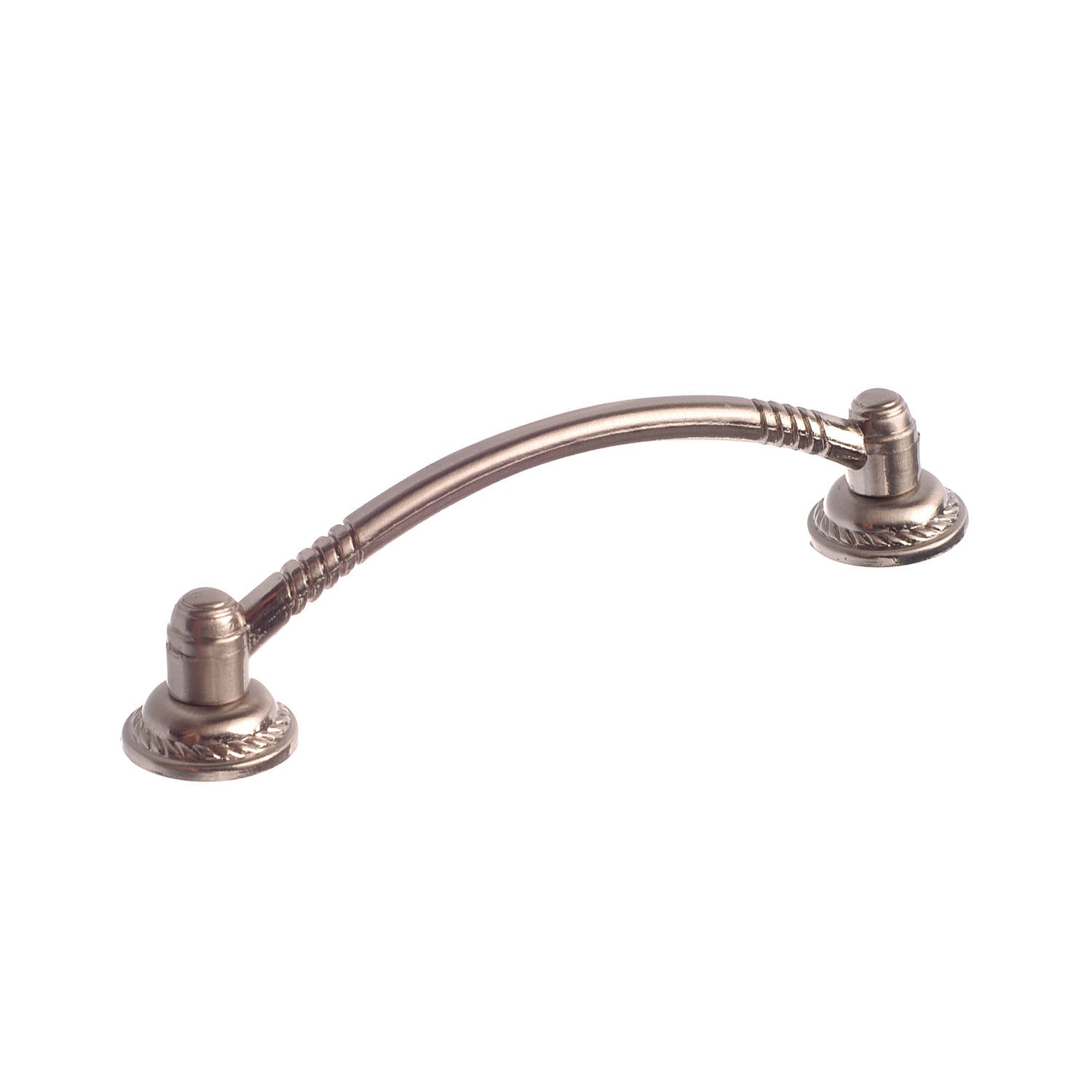 Richelieu BP236796195 Provence 3-3/4-in , 96mm Center to Center Brushed Nickel Arch Handle