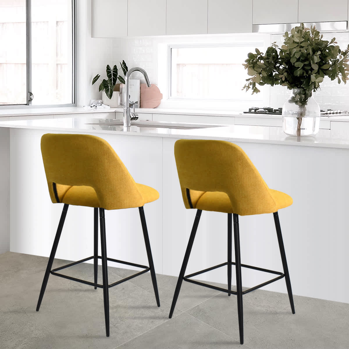 Maison Boucle EDWIN-MIDBAR-YE stools - View #2