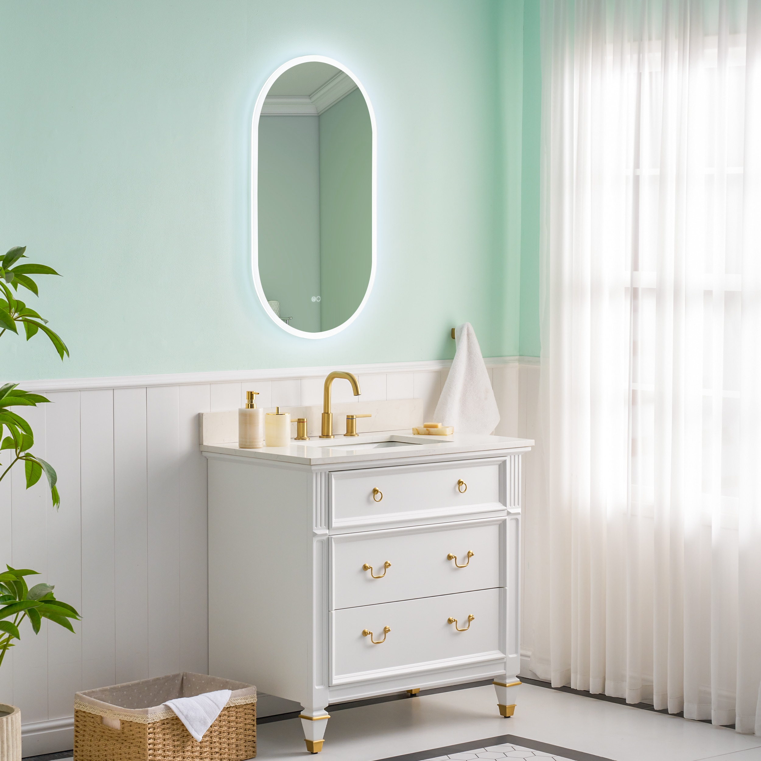 WELLFOR EX-20F4024 Framed-Bath-Mirrors - View #2