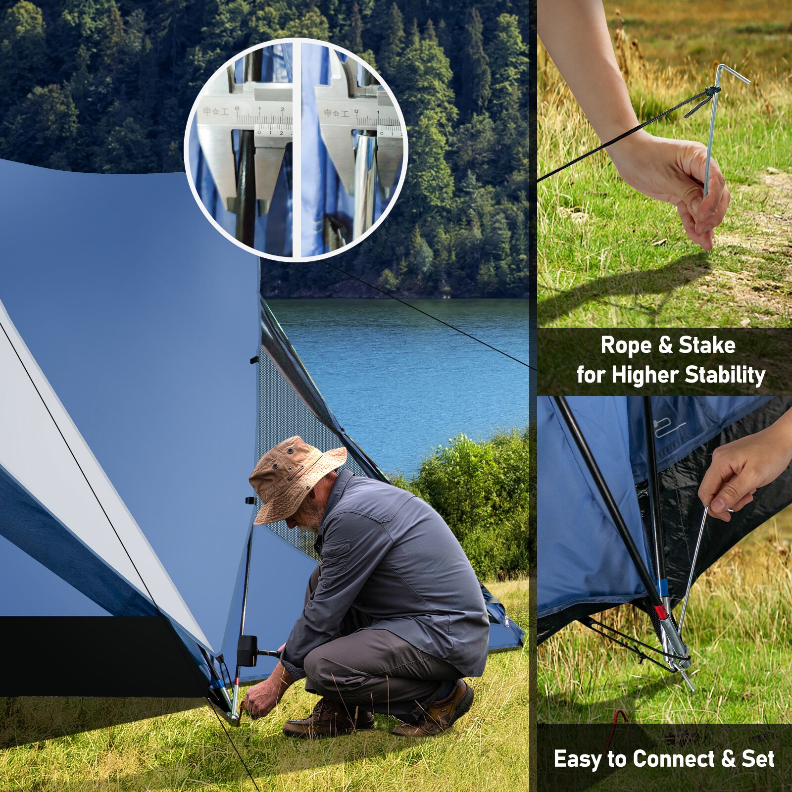 WELLFOR CAJ11657BL tents - View #5