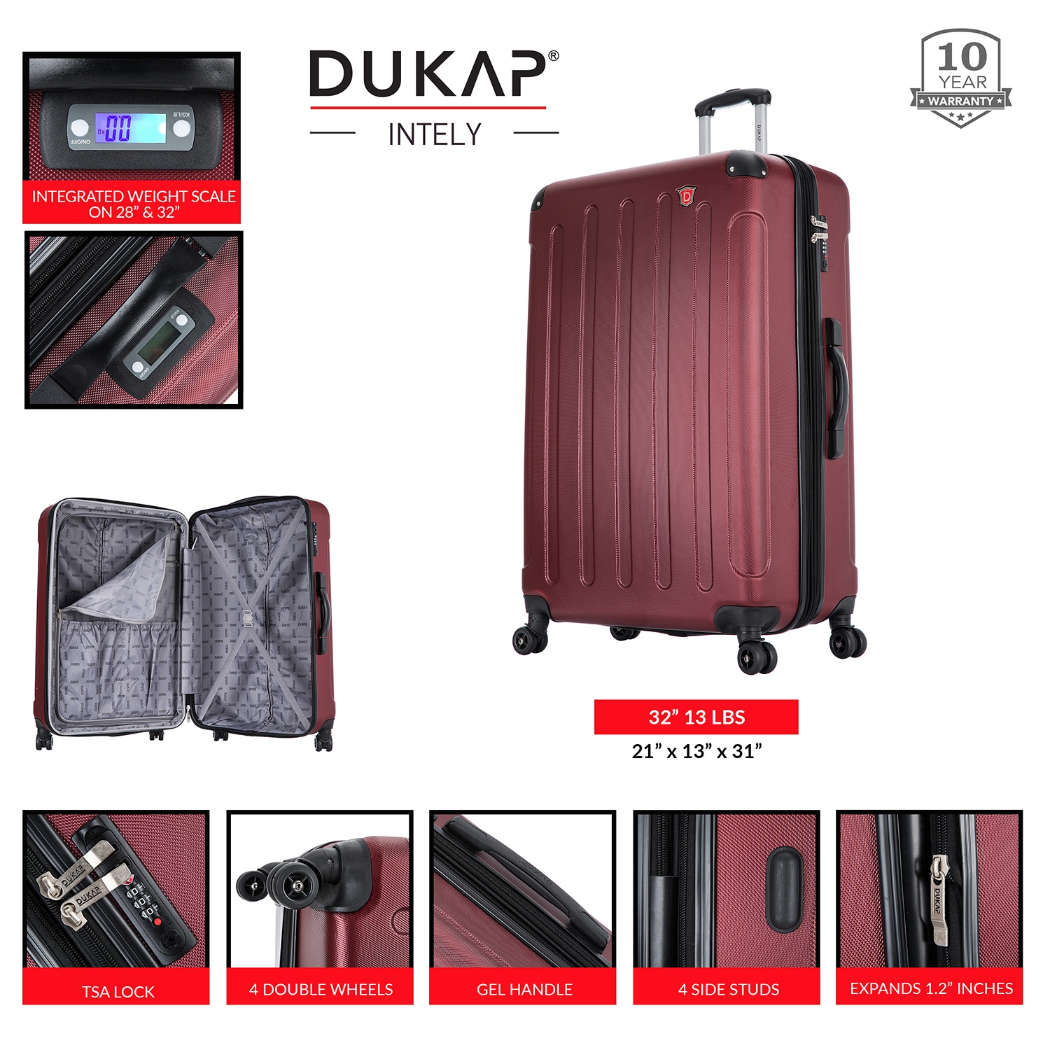 DUKAP DKINT00L-WIN Luggage-And-Luggage-Sets - View #3