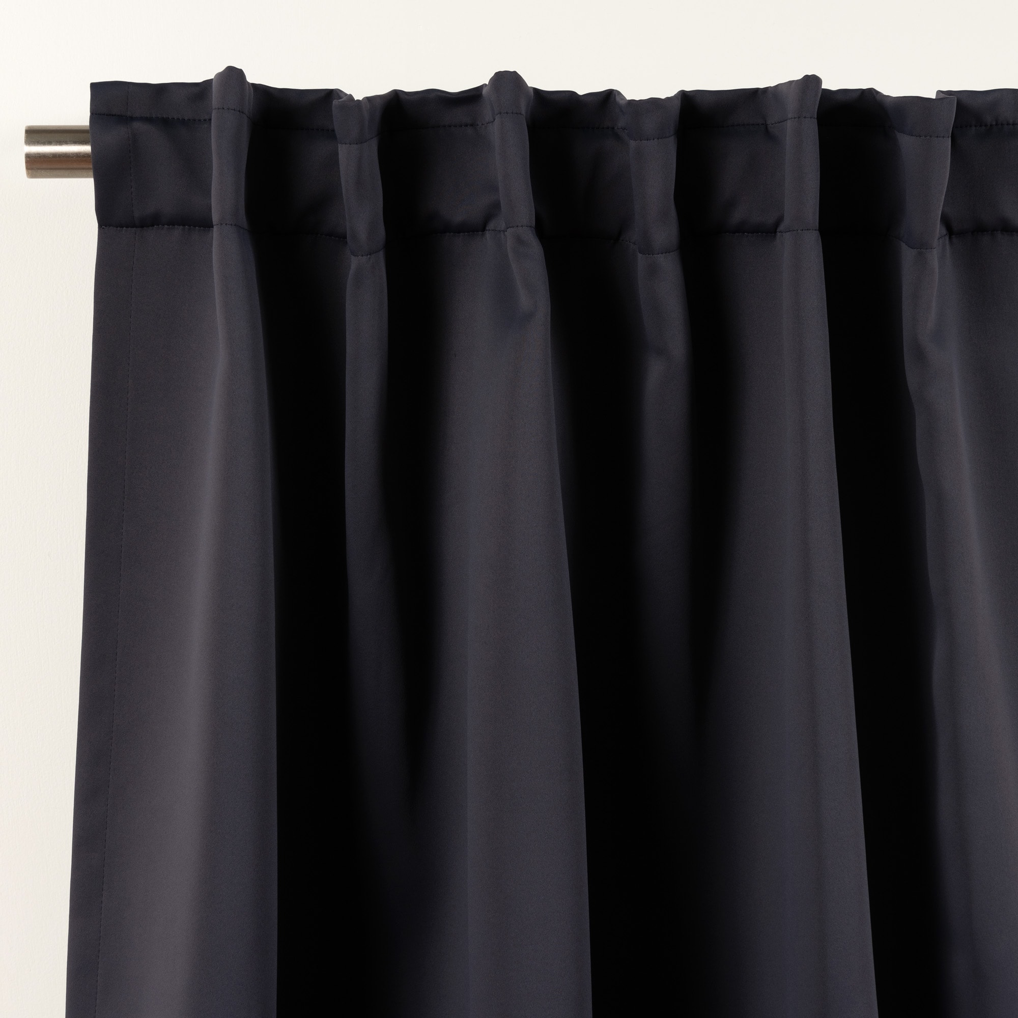 Best Home Fashion SOLID-84-DARK.GREY curtains - View #2