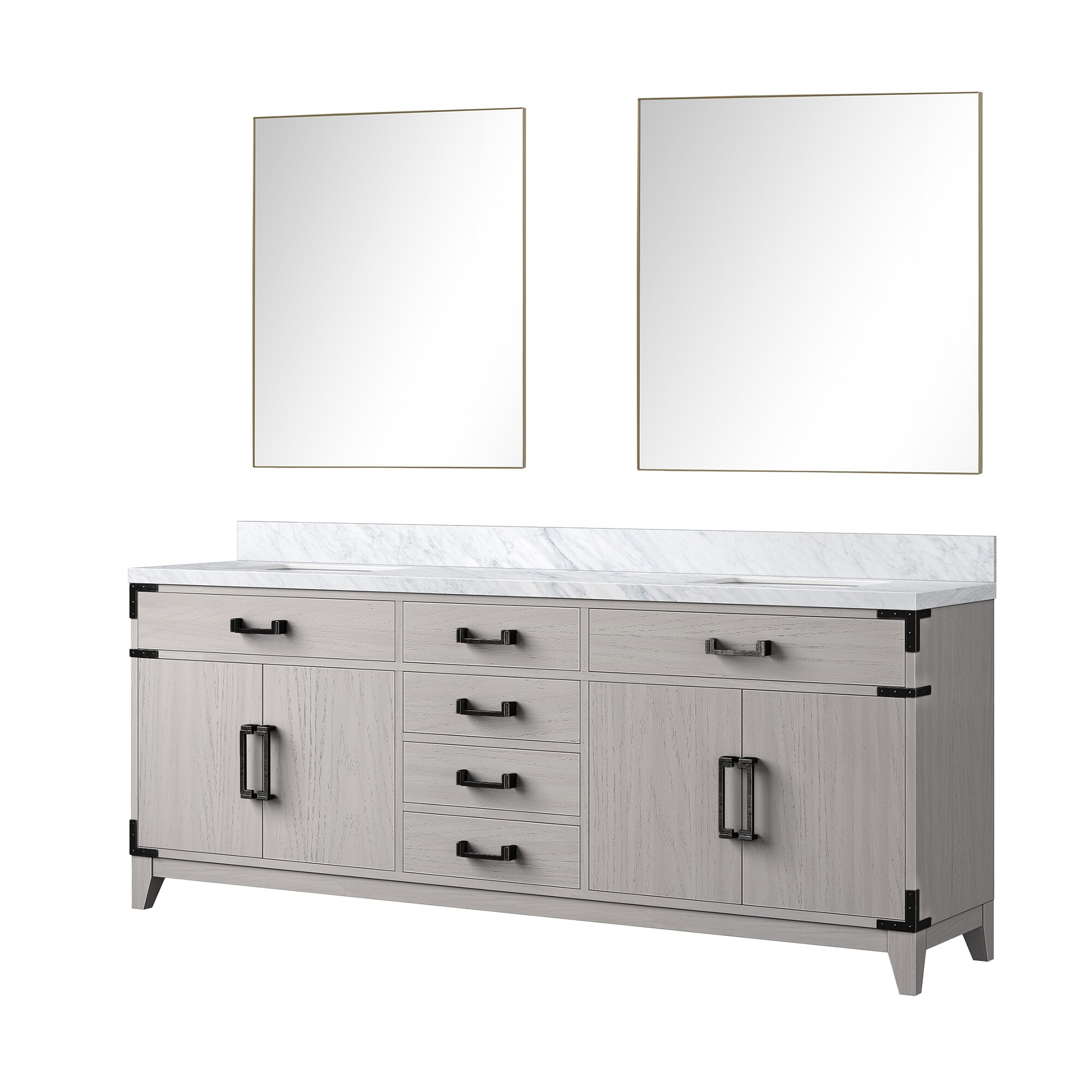 Lexora LVW80DM110 Bath-Vanity-Combo - View #2