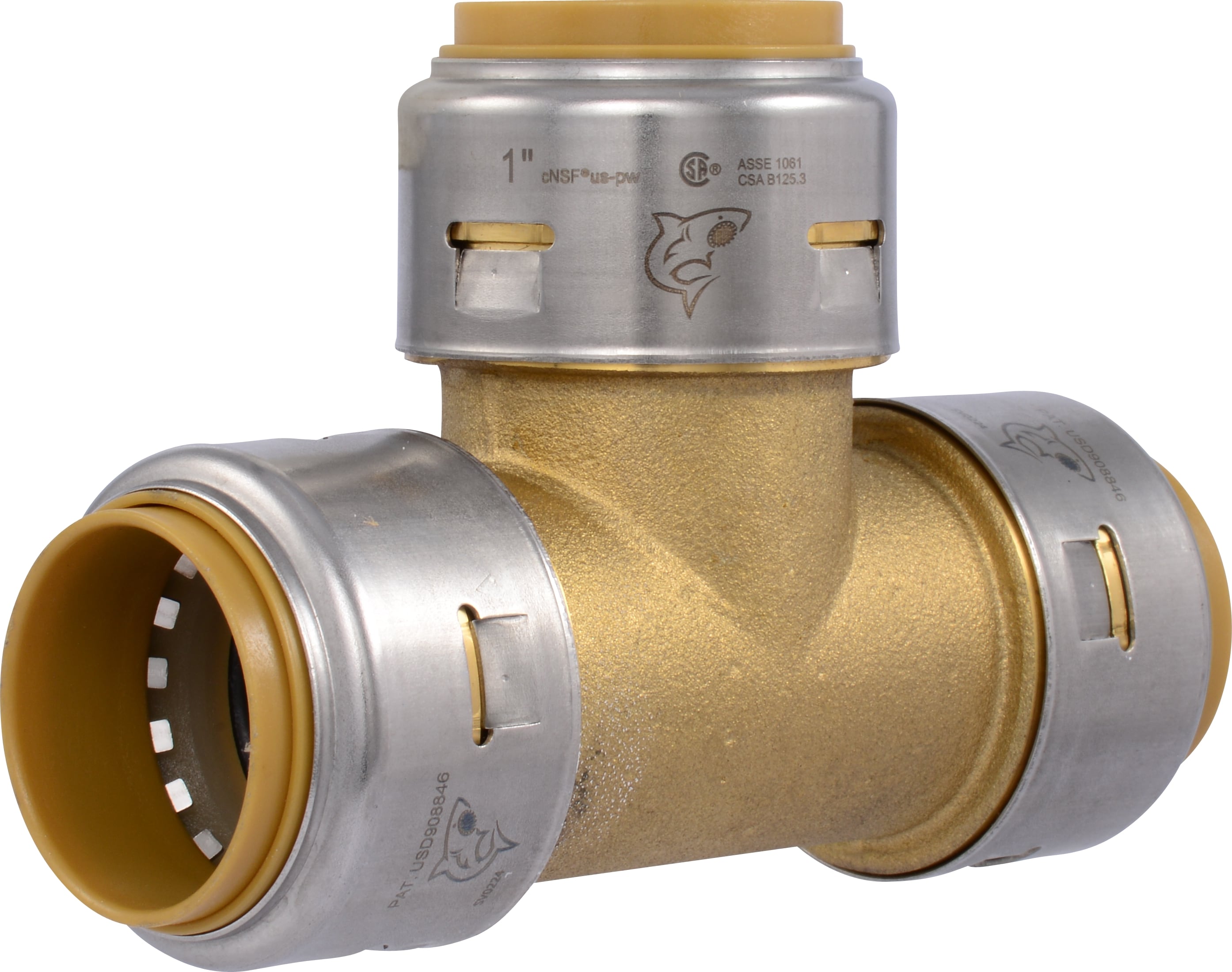 SharkBite UR374Z Max 1-in  Push-to-Connect Standard Tee