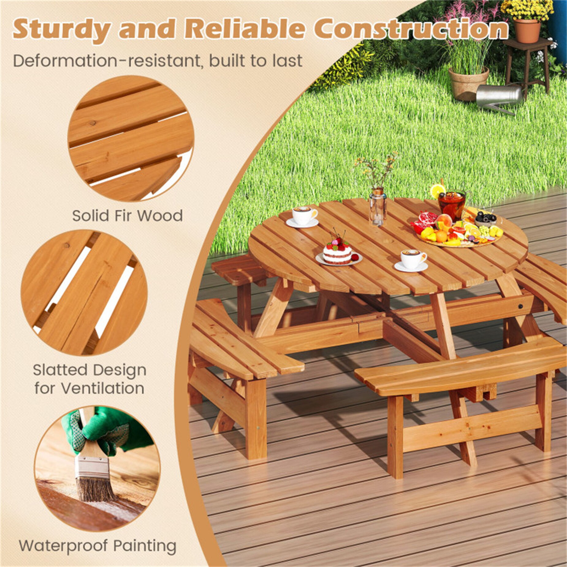 BABOOM BOM-12106BK-CO Picnic-Tables - View #8