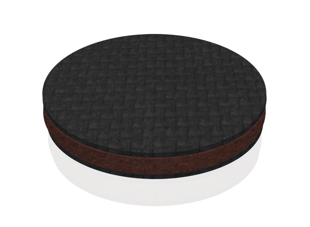Slipstick GorillaPads CB147 Non Slip Furniture Pads/Gripper Feet (Set of  16) Self Adhesive Rubber Floor Protectors, 1 inch Round, Black
