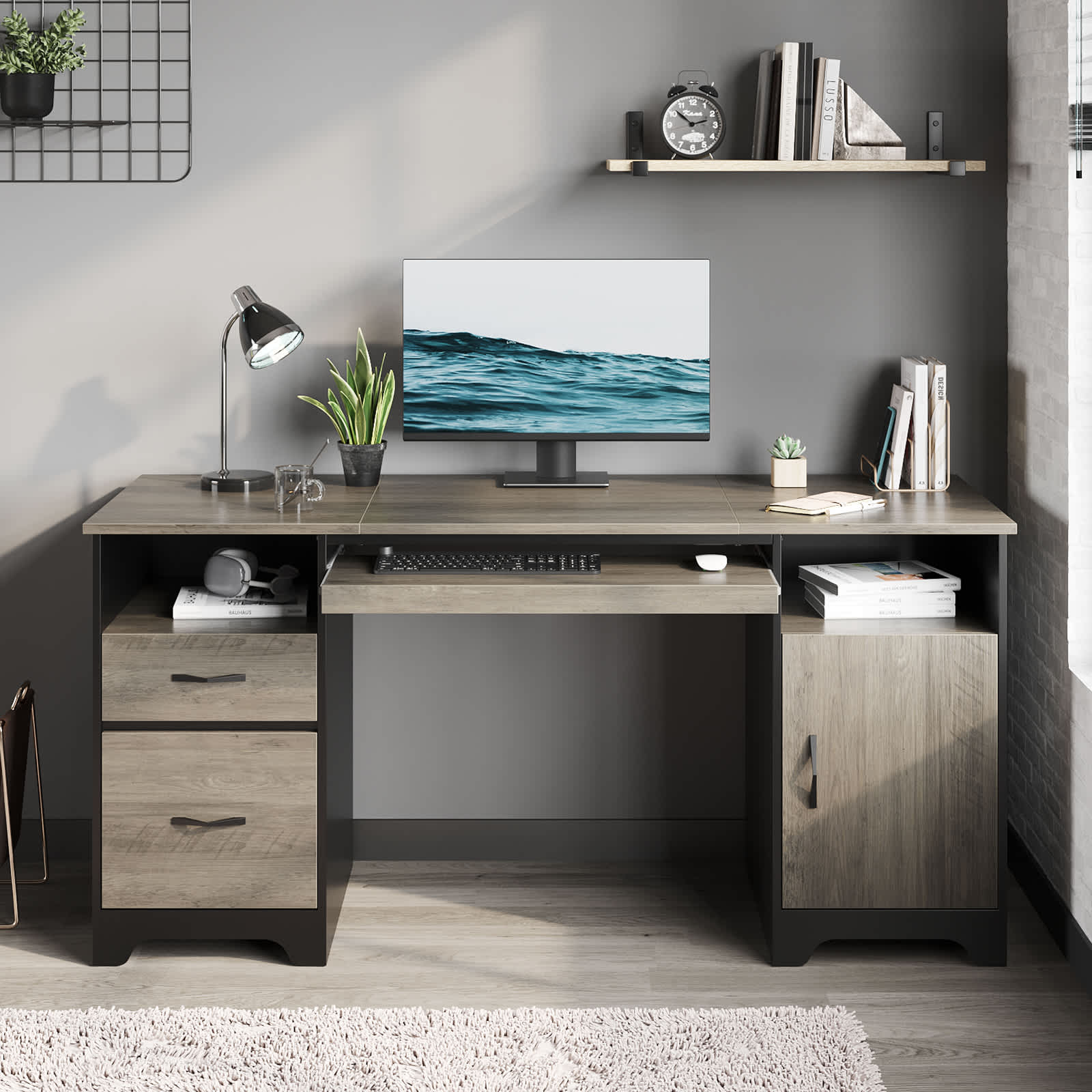 Bestier LOW-H104515M-GRW desks - View #6