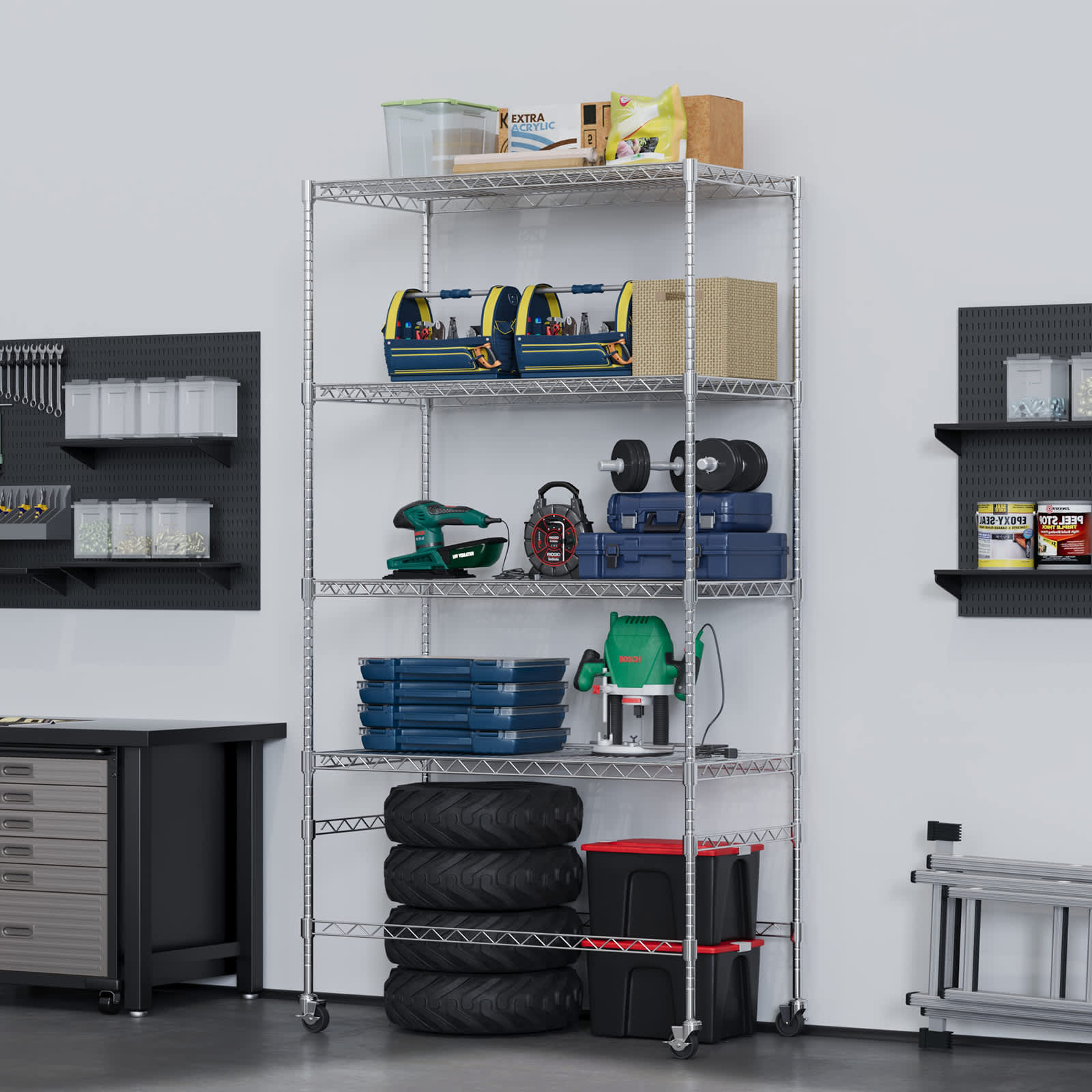 WhizMax BY03-PHO-15SD87OR Garage-Storage-Systems - View #2
