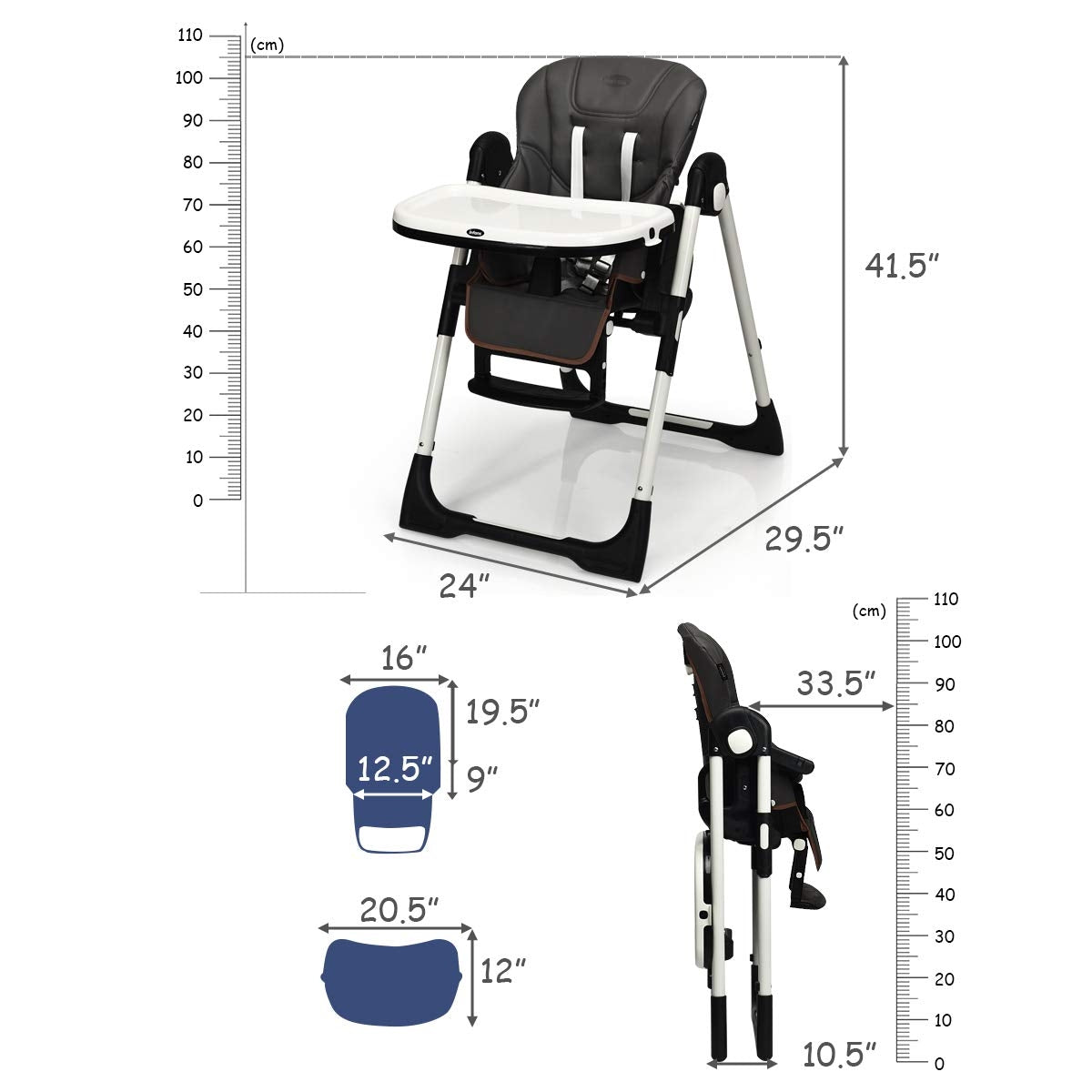Boyel Living HYSN-5250DKGR Kids-Chairs - View #3