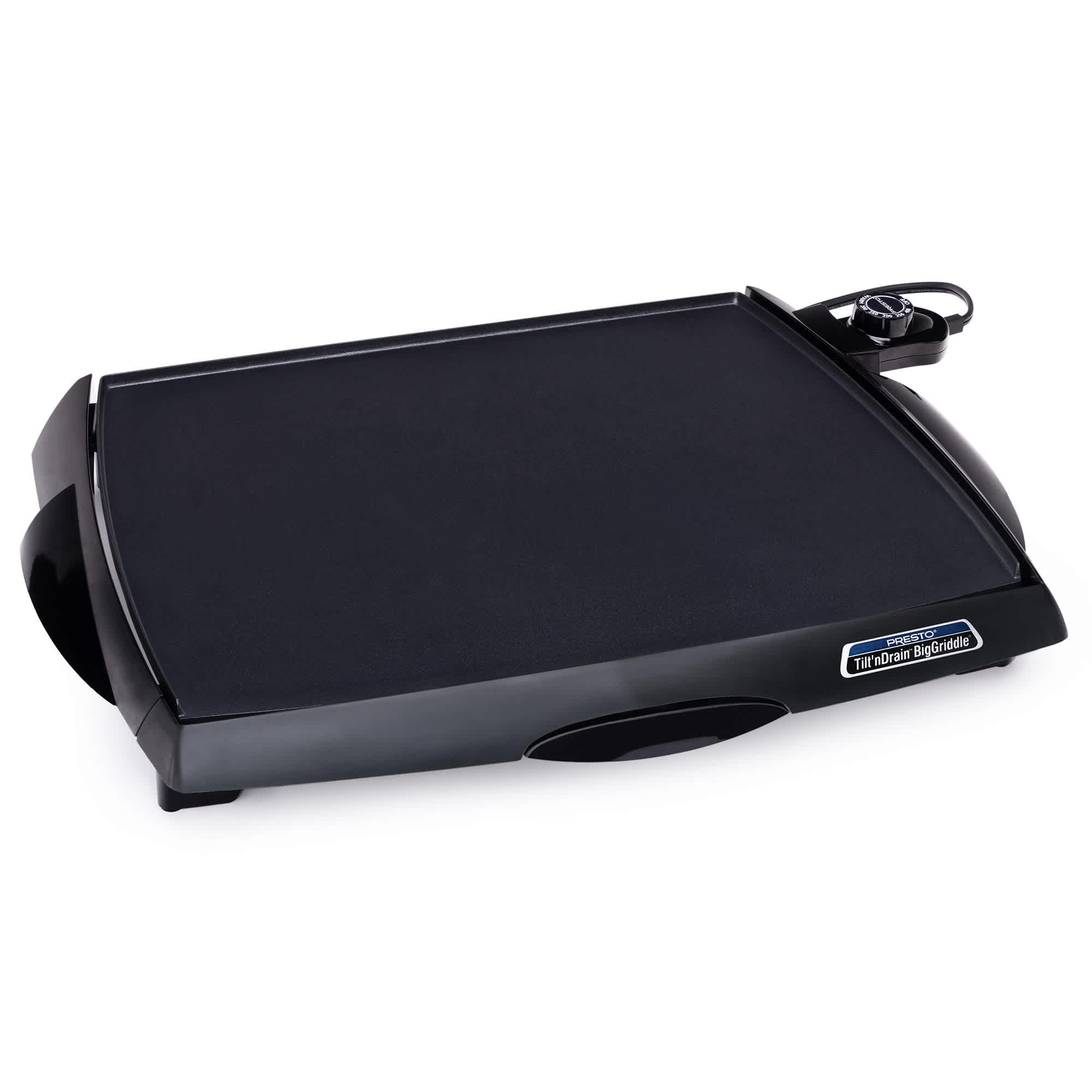 Presto 414869 Tilt 'n Drain Electric BigGriddle with Nonstick Ceramic Cooking Surface